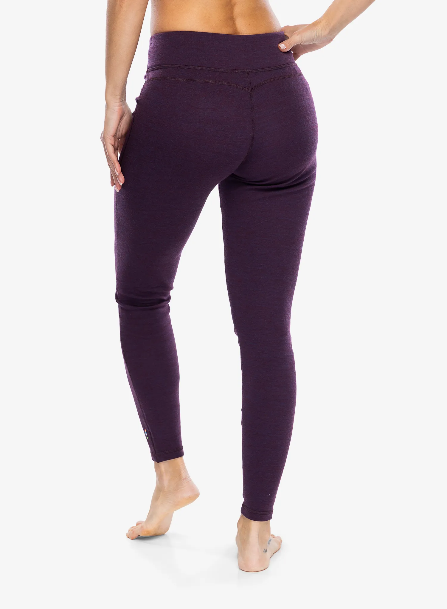 Ženske termo tajice Smartwool Merino 250 Baselayer Bottom - purple iris h