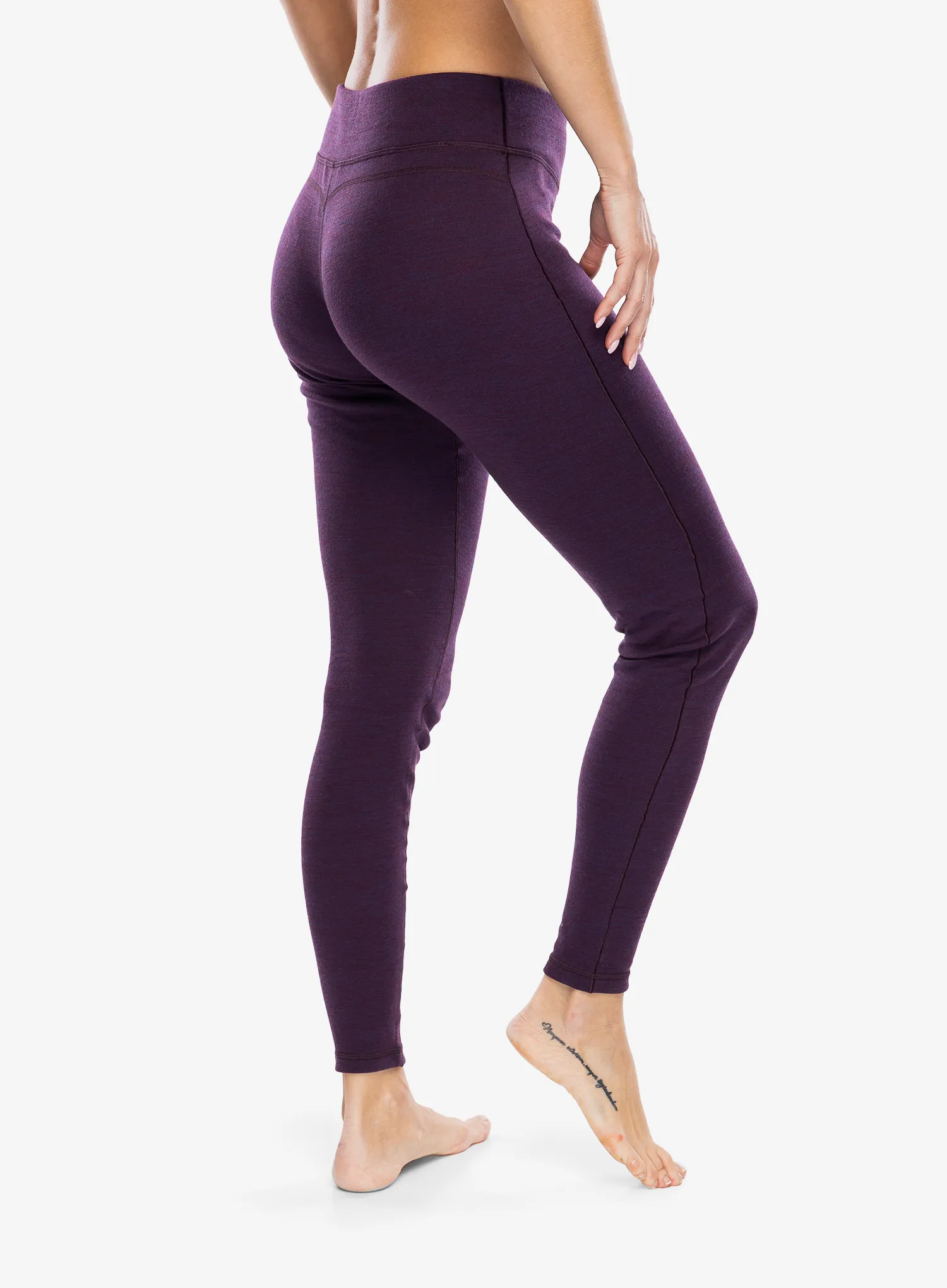 Ženske termo tajice Smartwool Merino 250 Baselayer Bottom - purple iris h
