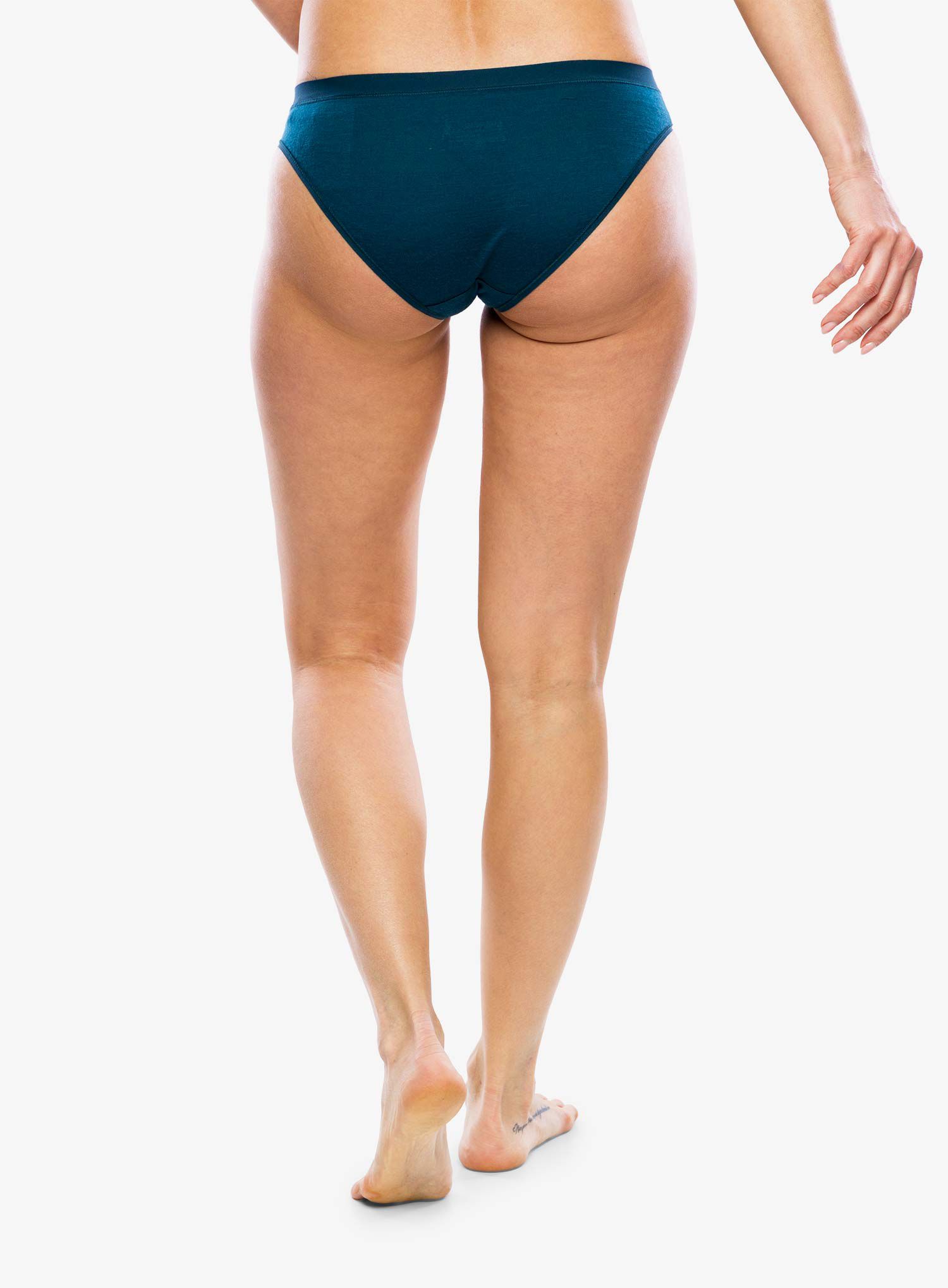Ženske termoaktivne gaćice Smartwool Merino Bikini Boxed - twilight blue