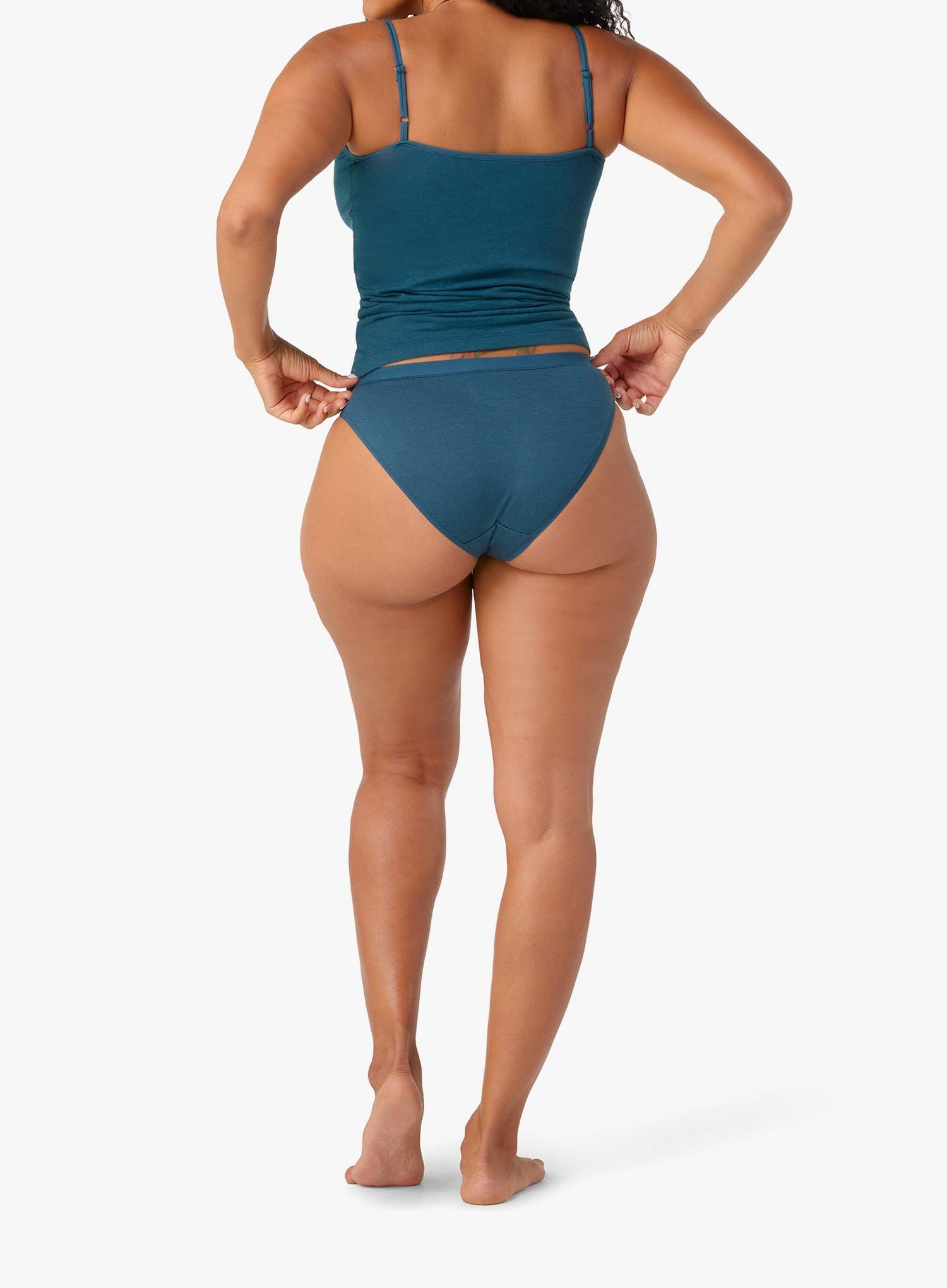 Ženske termoaktivne gaćice Smartwool Merino Bikini Boxed - twilight blue