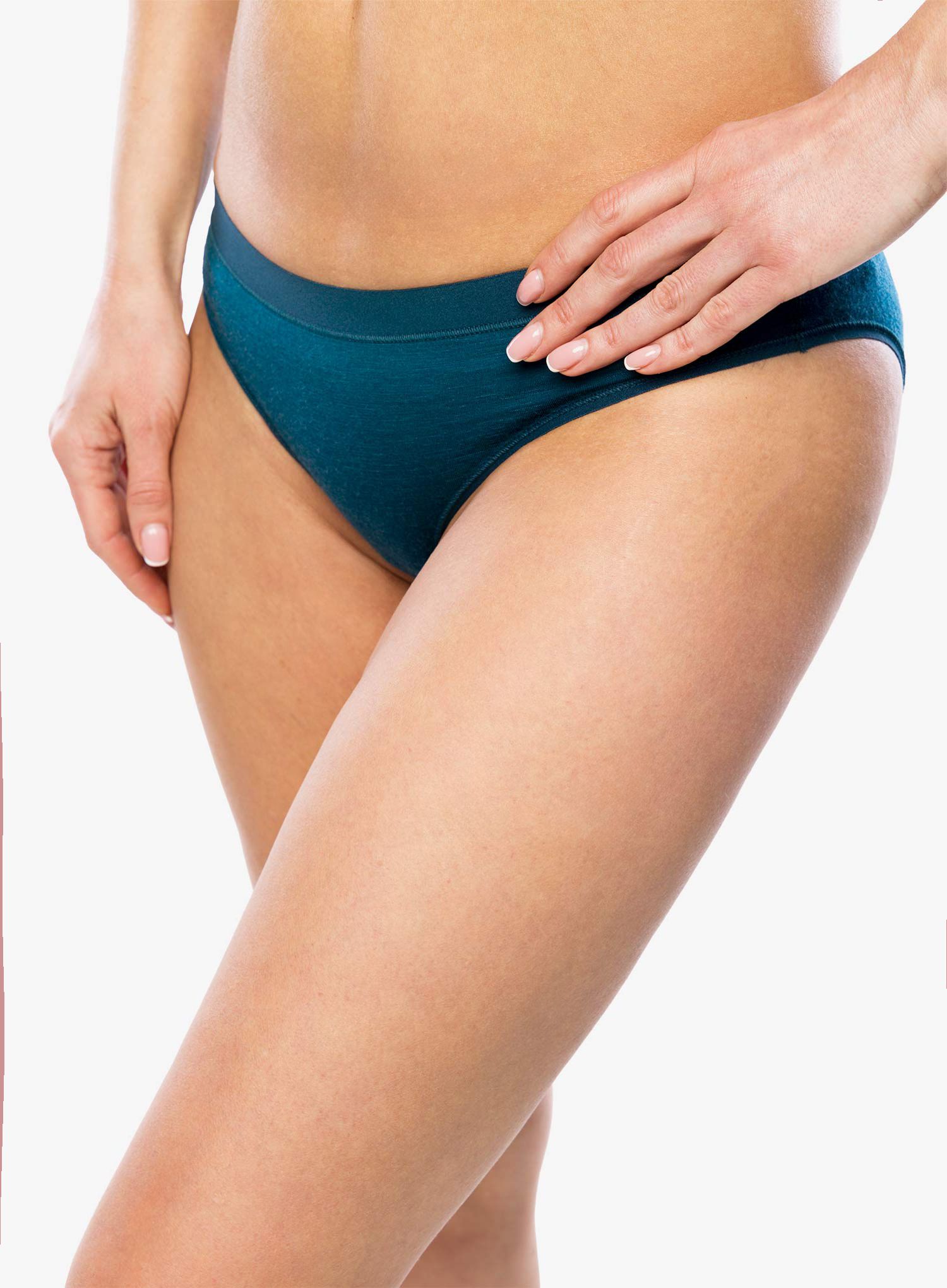 Ženske termoaktivne gaćice Smartwool Merino Bikini Boxed - twilight blue
