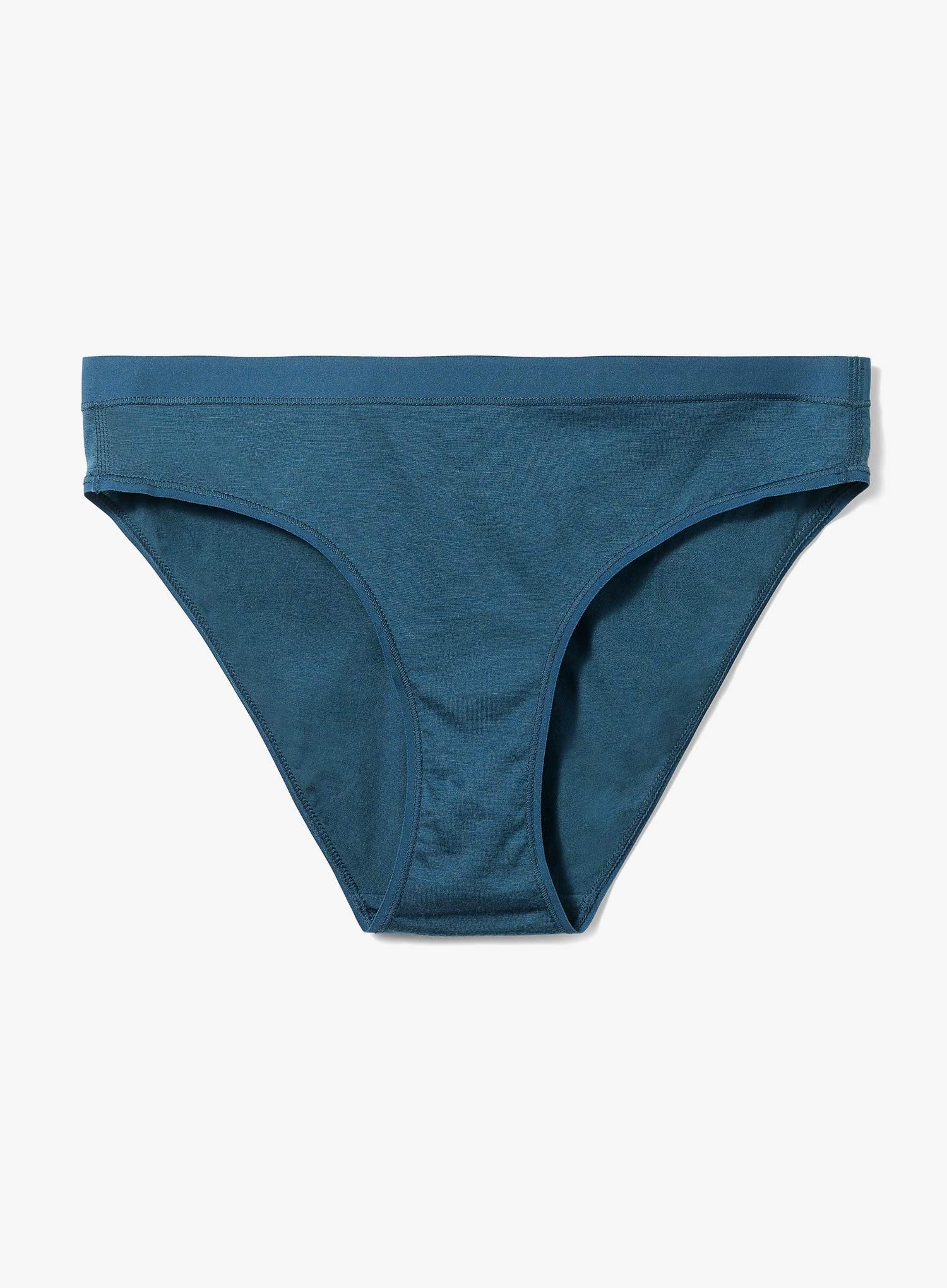 Ženske termoaktivne gaćice Smartwool Merino Bikini Boxed - twilight blue