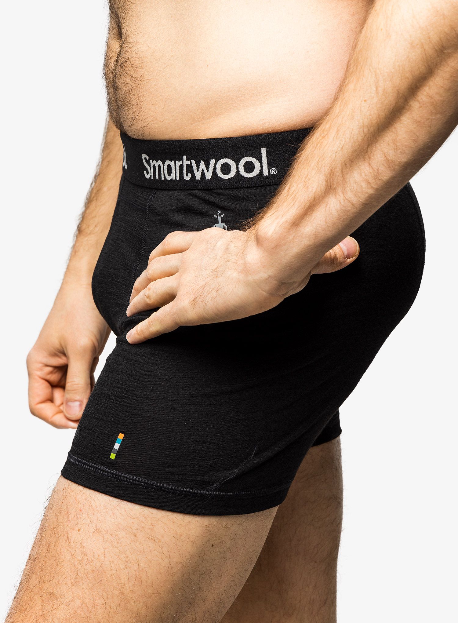 Termoaktivne bokserice Smartwool Merino Boxer Brief Boxed - black