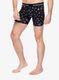 Termoaktivne bokserice Smartwool Merino Print Boxer Brief Boxed - black gone camping