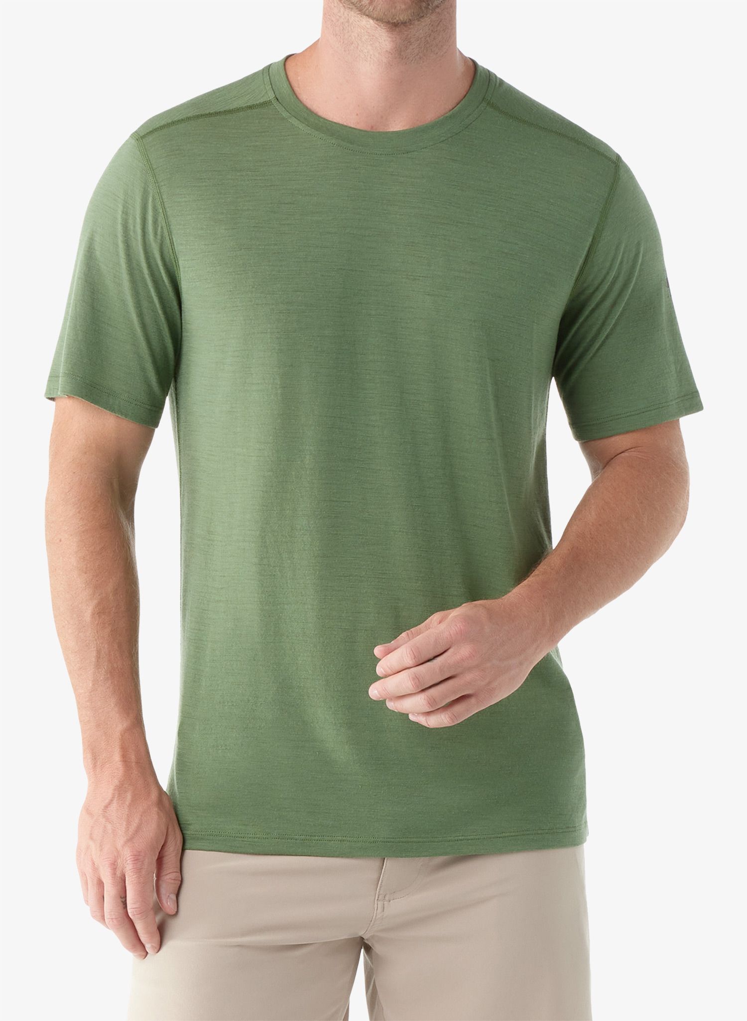 Merino majica Smartwool Merino Short Sleeve Tee - fern green