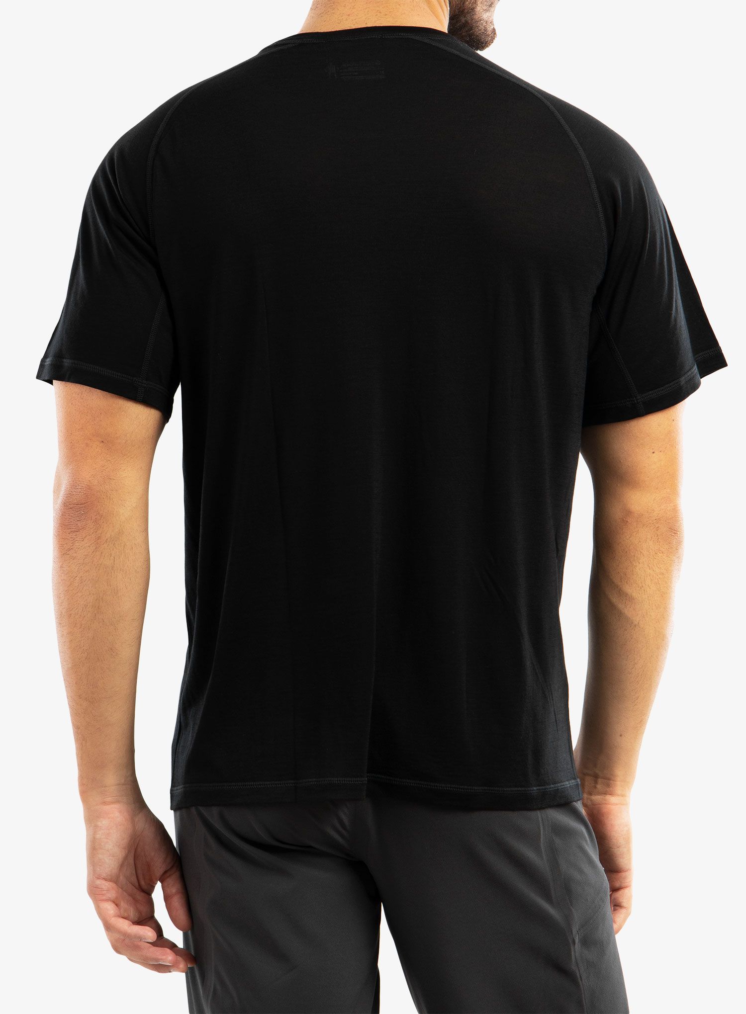 Merino majica Smartwool Merino Sport Ultralite S/S - black