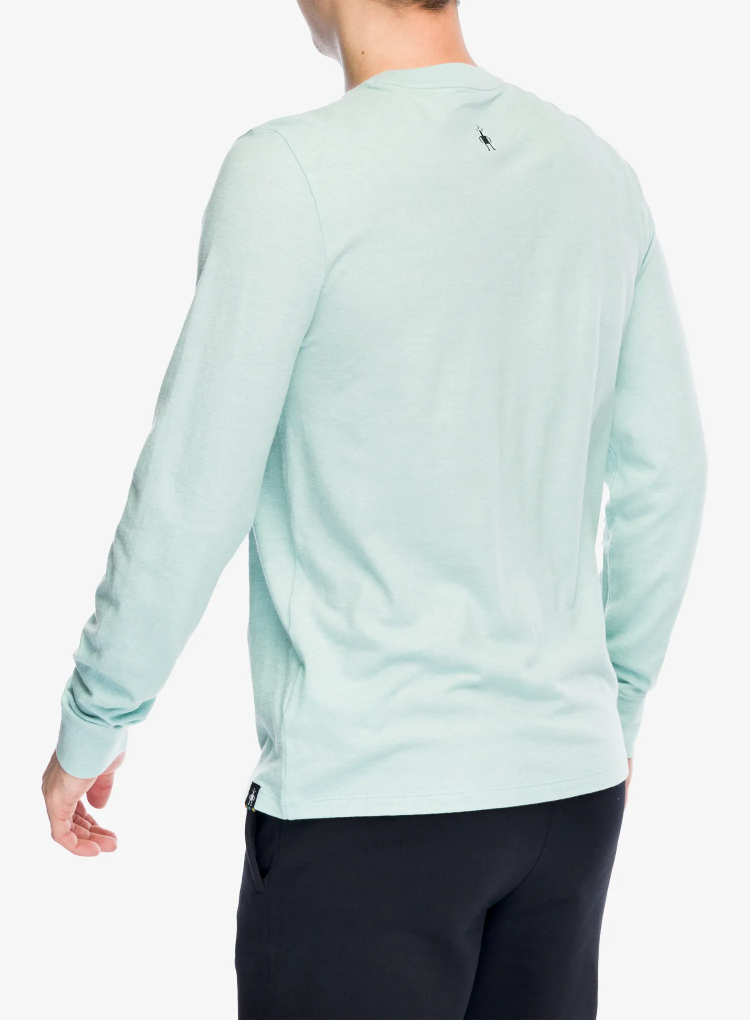 Dukserica Smartwool Original Shred Graphic Long Sleeve Tee - arctic green