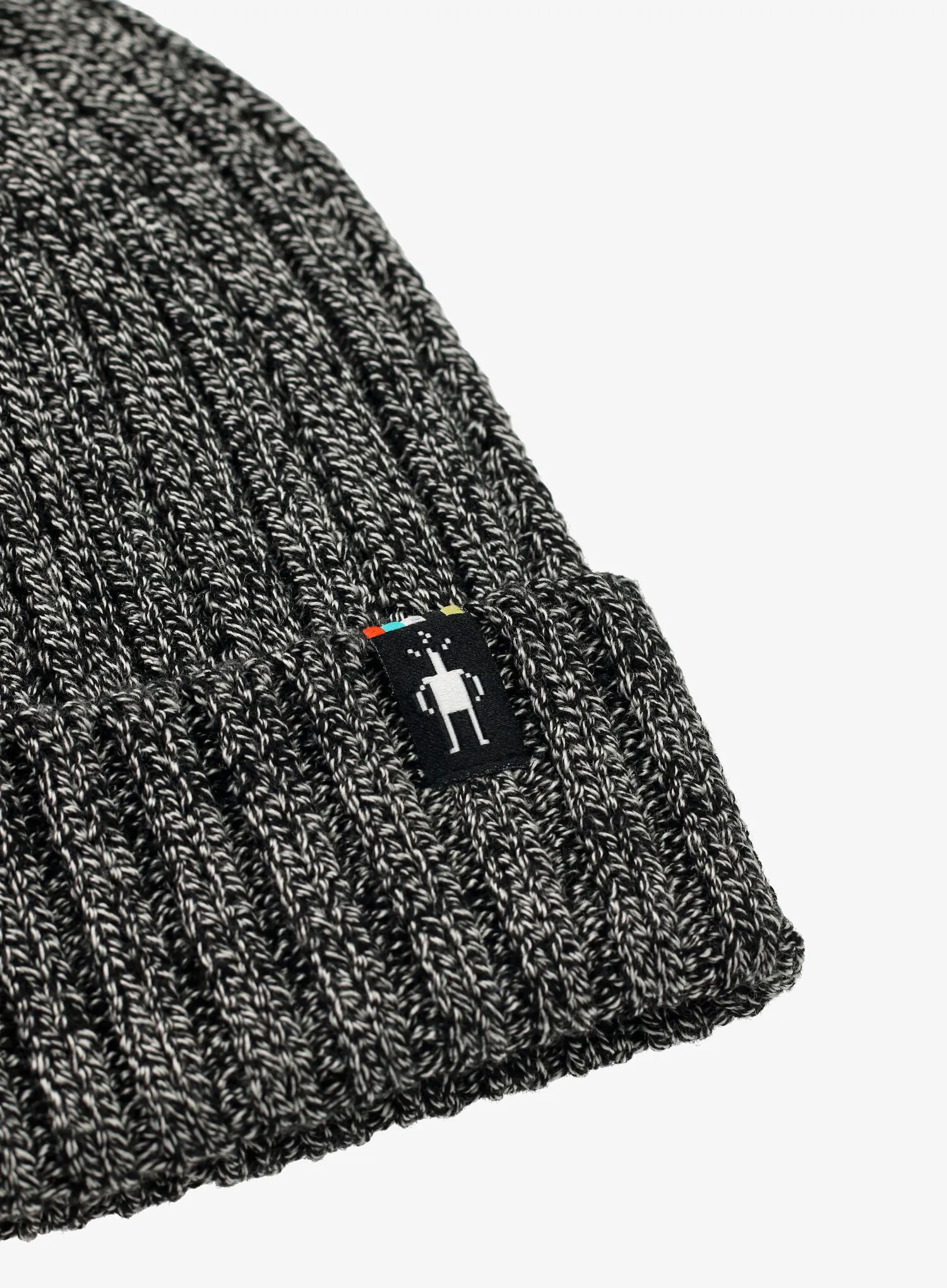Zimska kapa Smartwool Rib Hat - black natural marl