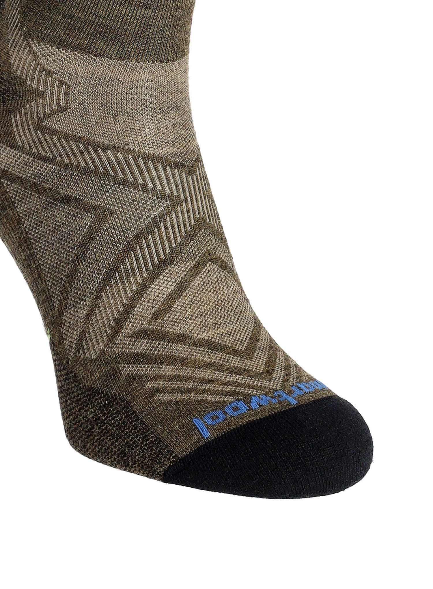 Čarape za trčanje Smartwool Run Zero Cushion Ankle  - military olive