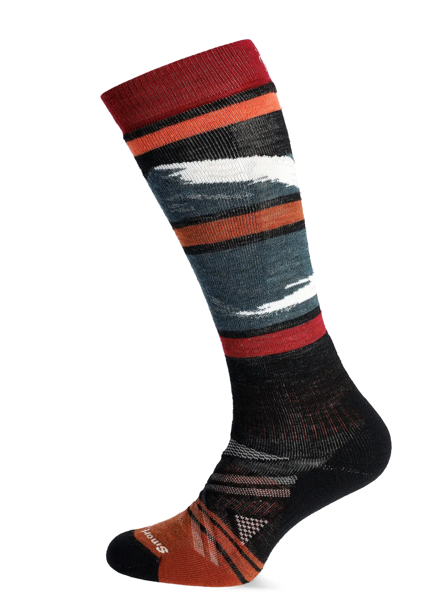Skijaške čarape Smartwool Ski Full Cushion Midnight Ski Pattern OTC Socks - black