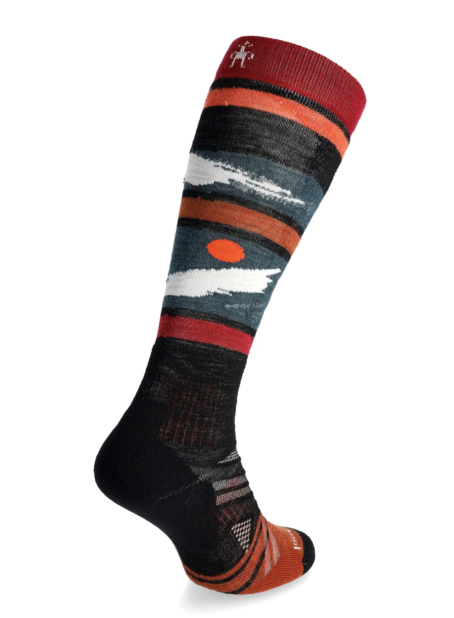 Skijaške čarape Smartwool Ski Full Cushion Midnight Ski Pattern OTC Socks - black