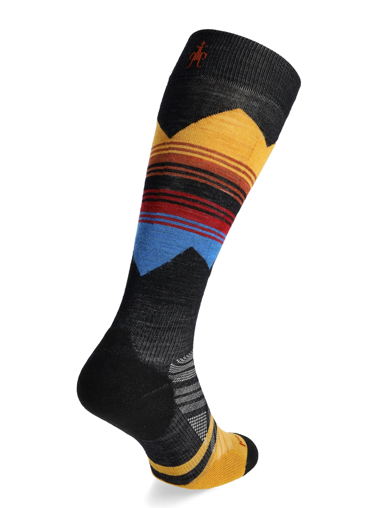 Ženske čarape Smartwool Ski TC Pattern OTC Socks - honey gold