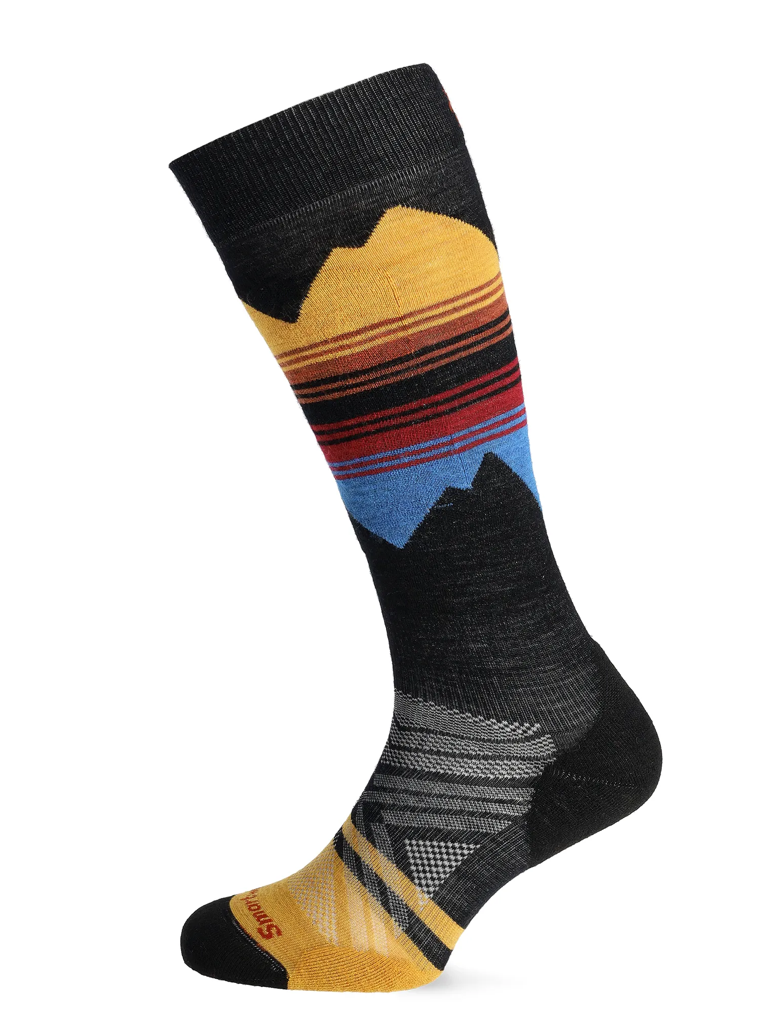 Ženske čarape Smartwool Ski TC Pattern OTC Socks - honey gold