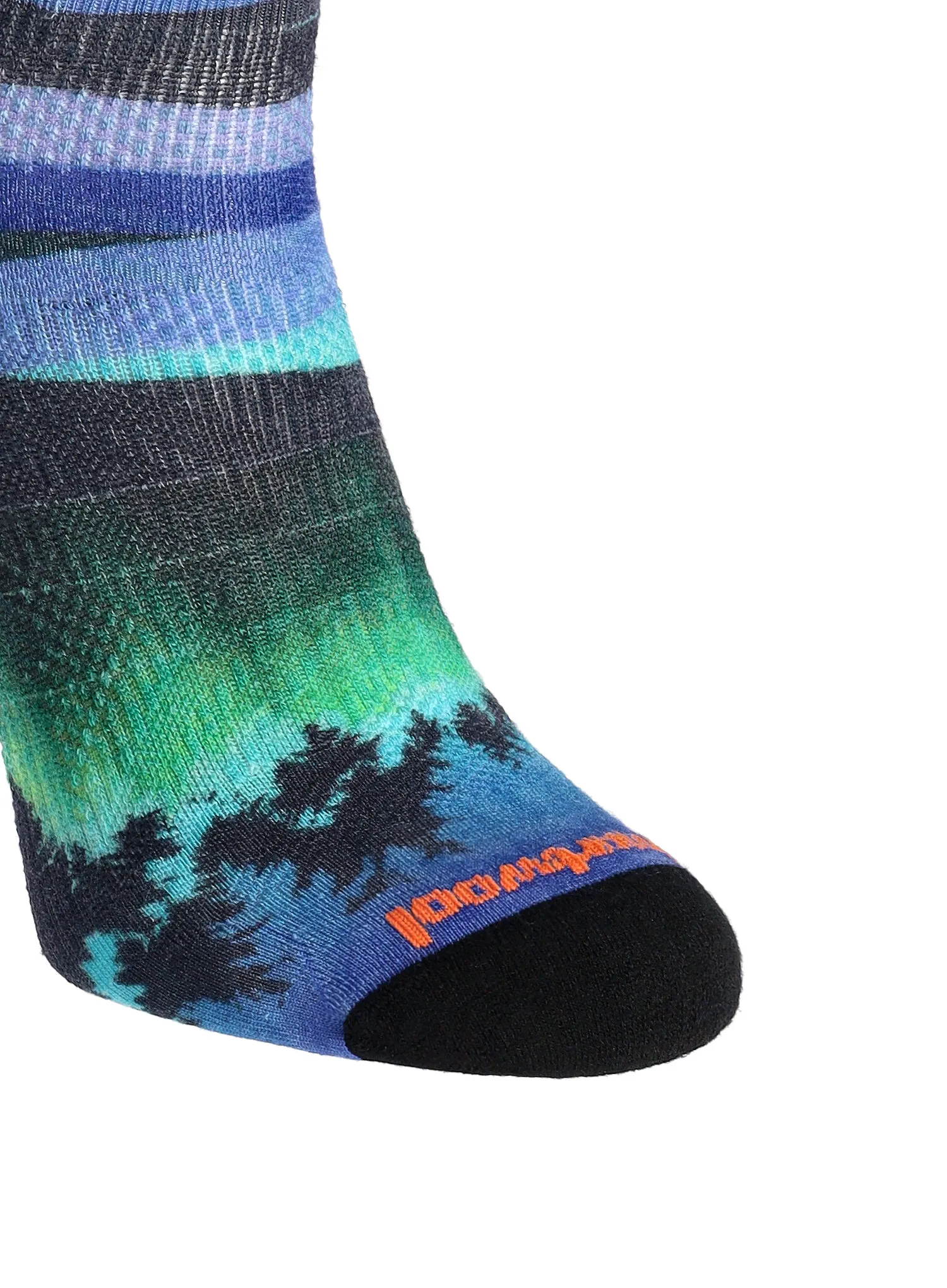 Ženske čarape Smartwool Ski Targeted Cushion Compression Print OTC Socks - black