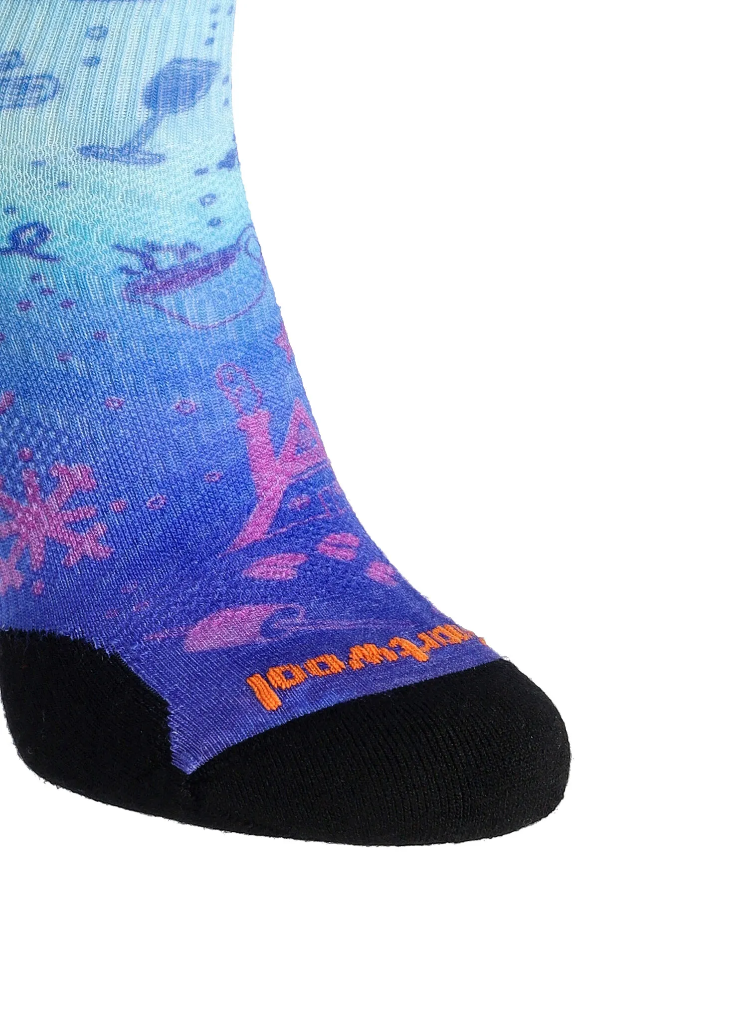 Skijaške čarape Smartwool Ski Targeted Cushion Nature Doodles Print OTC Socks - capri