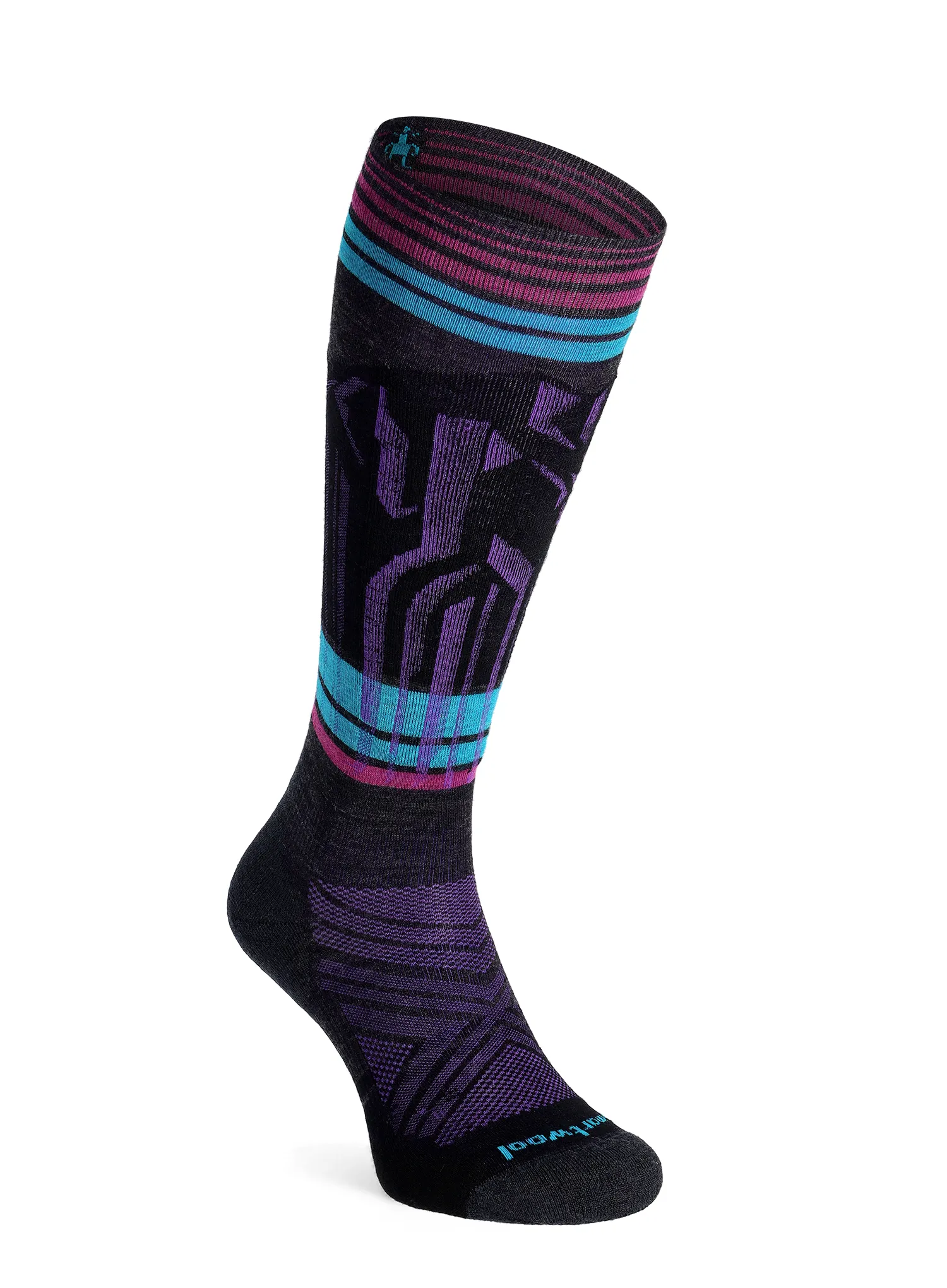 Skijaške čarape Smartwool Ski Targeted Cushion Summit Shot OTC Socks - charcoal