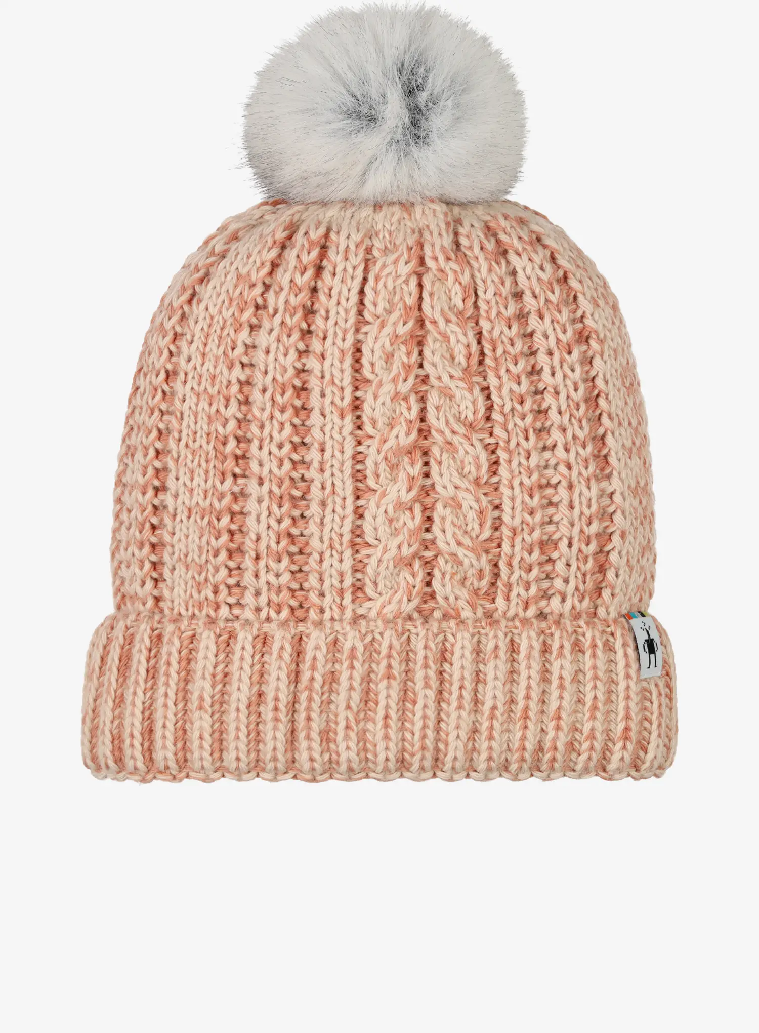 Ženska zimska kapa Smartwool Ski Town Hat - almond