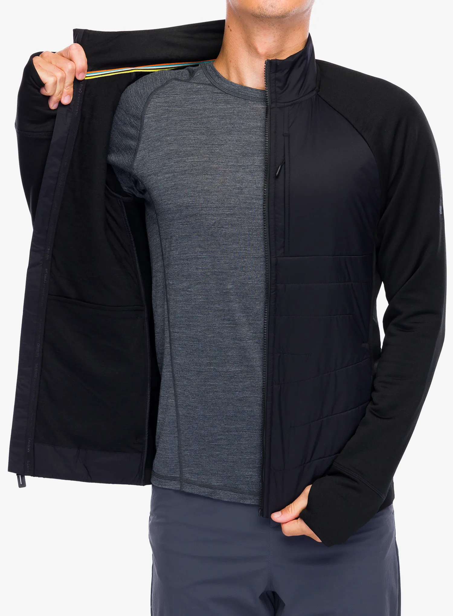Hibridna jakna Smartwool Smartloft Jacket - black