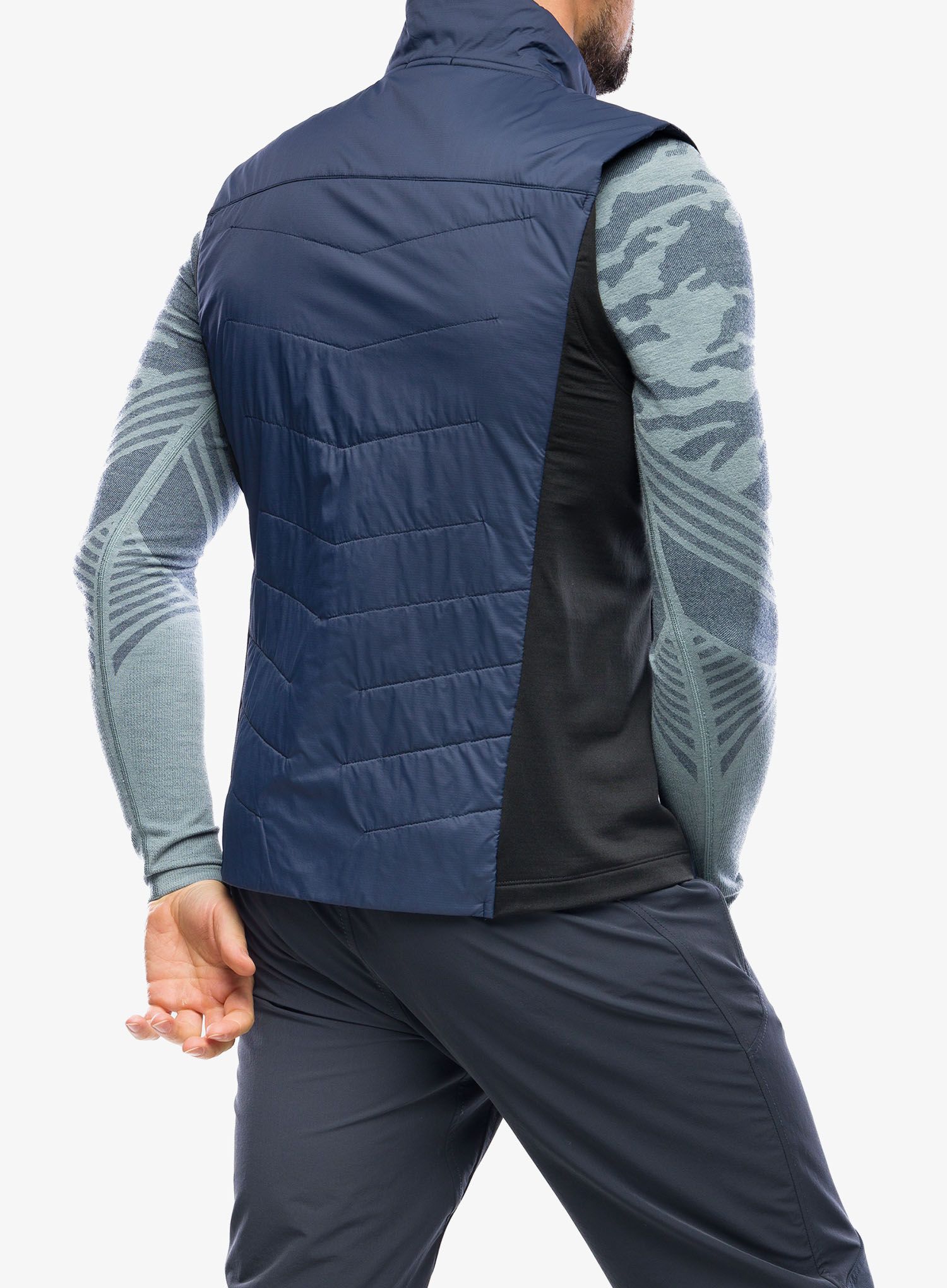 Prsluk s postavom Smartwool Smartloft Vest - deep navy