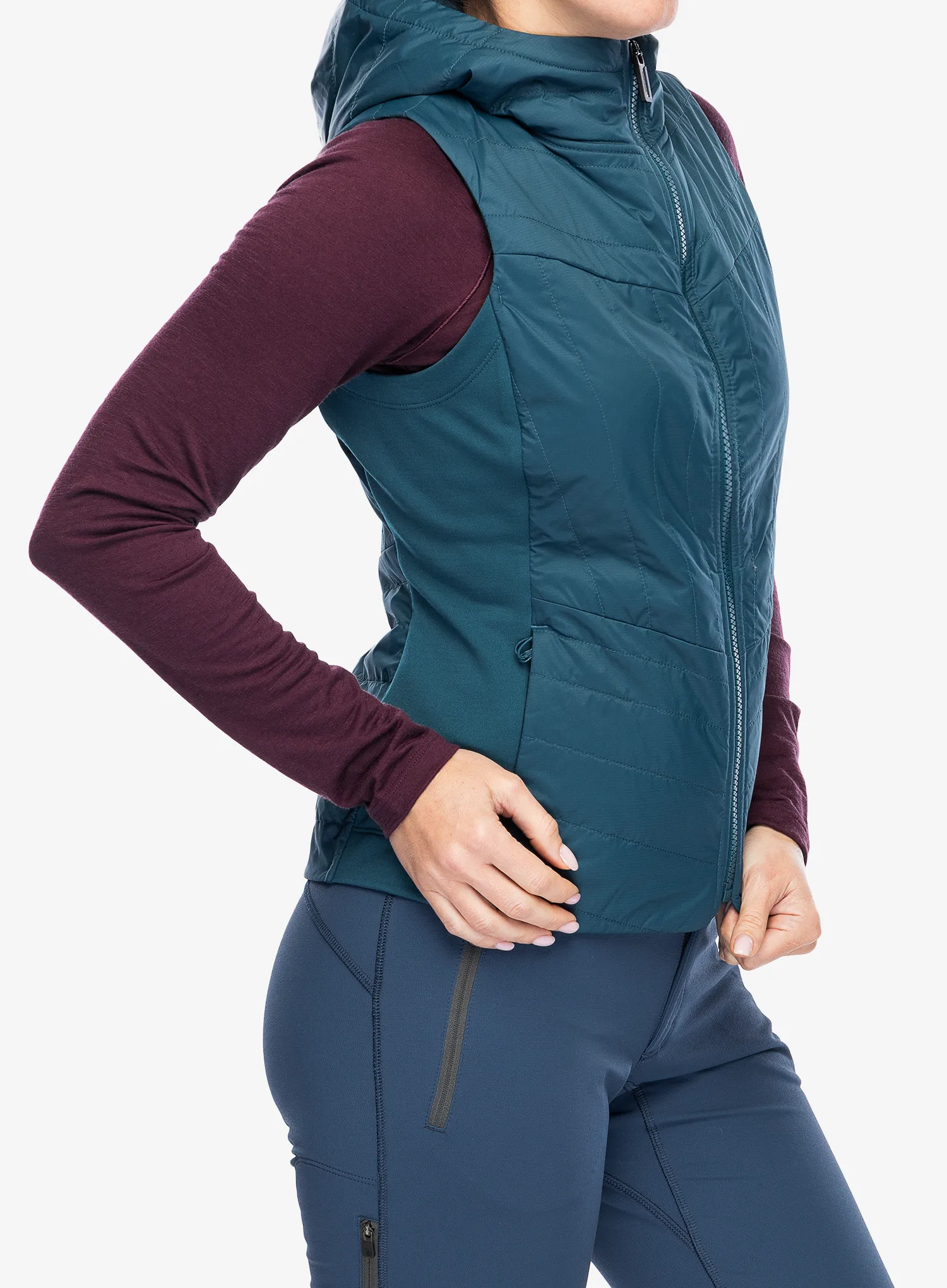 Ženski prsluk Smartwool Smartloft Vest - twilight blue
