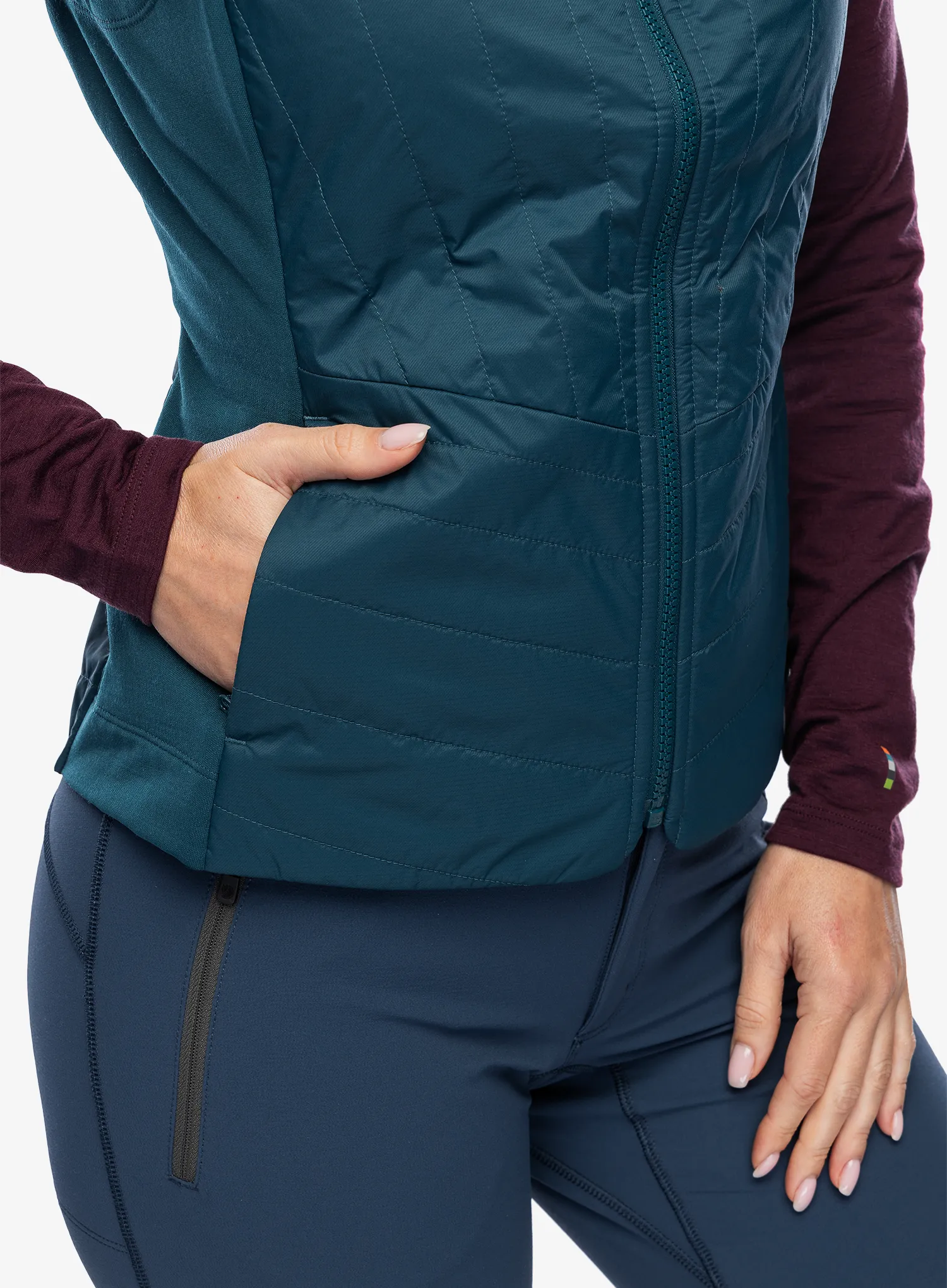 Ženski prsluk Smartwool Smartloft Vest - twilight blue