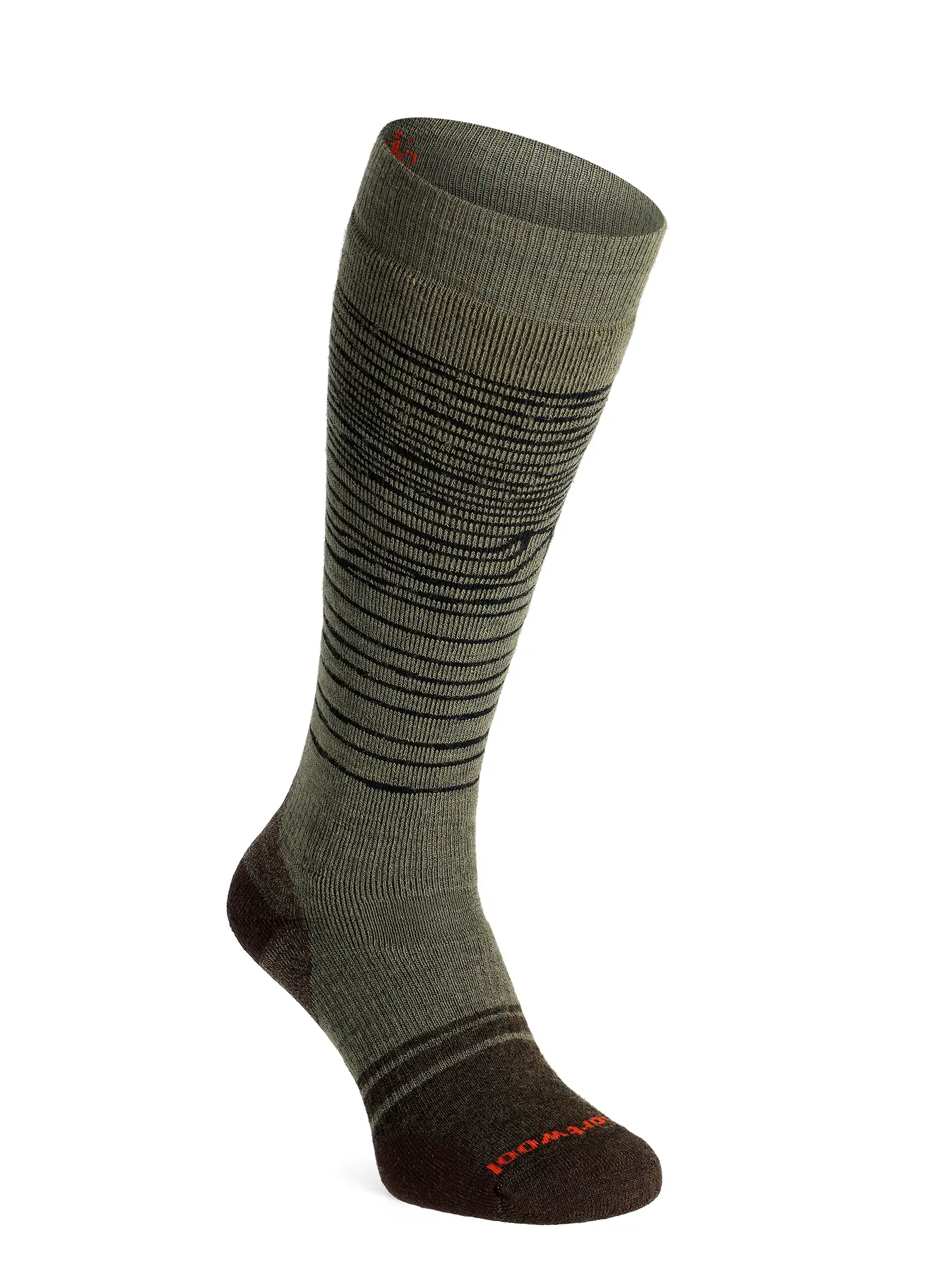 Čarape Smartwool Snowboard FC Iguchi Pattern OTC Socks - winter moss