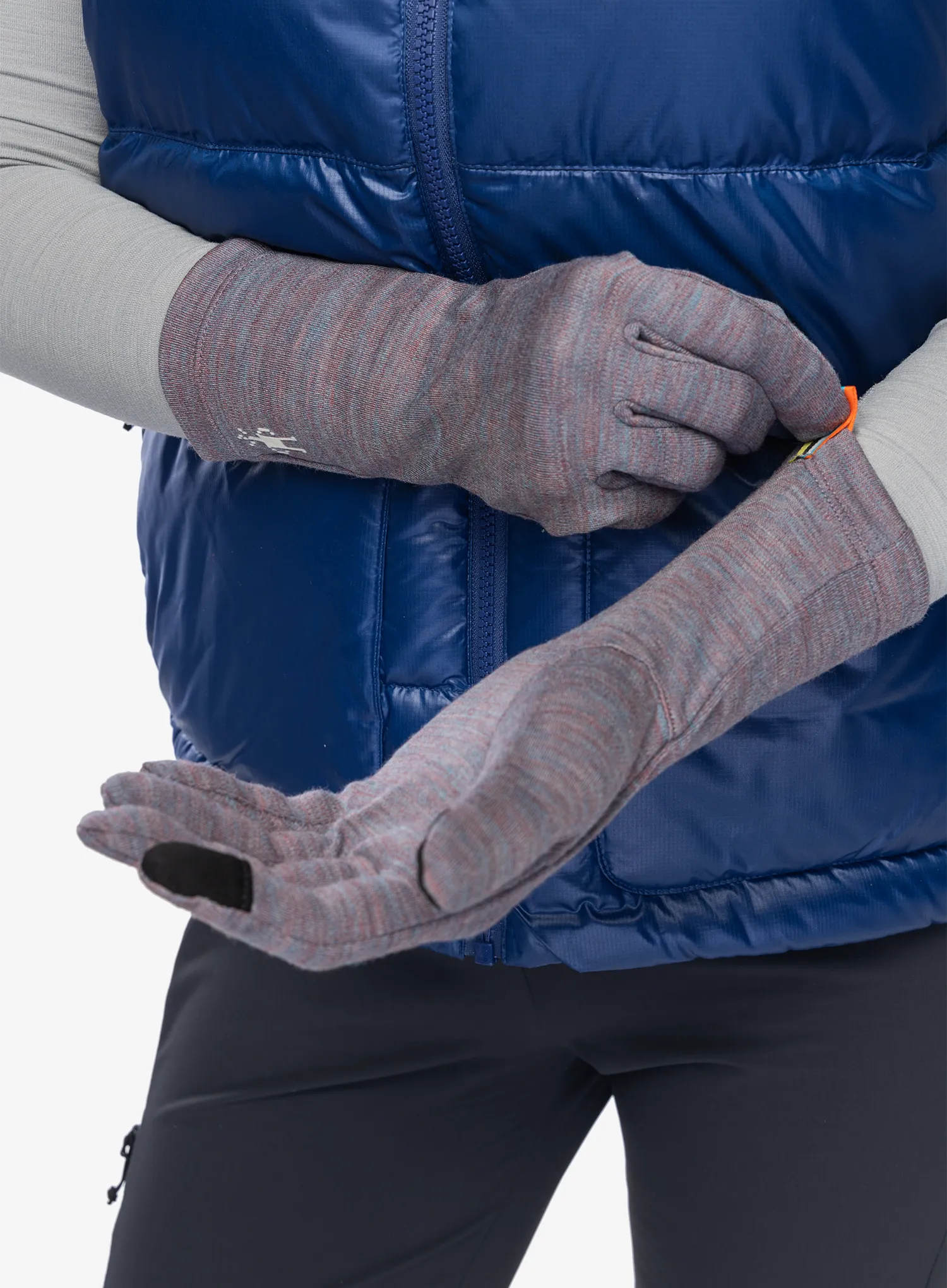 Vunene rukavice Smartwool Thermal Merino Glove - chalk violet heather