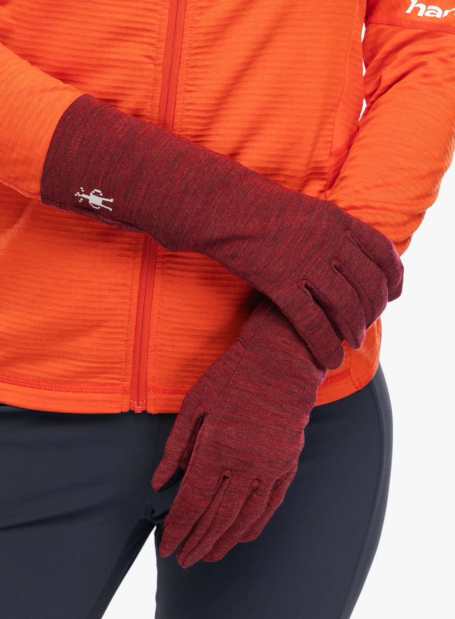 Vunene rukavice Smartwool Thermal Merino Glove - currant heather