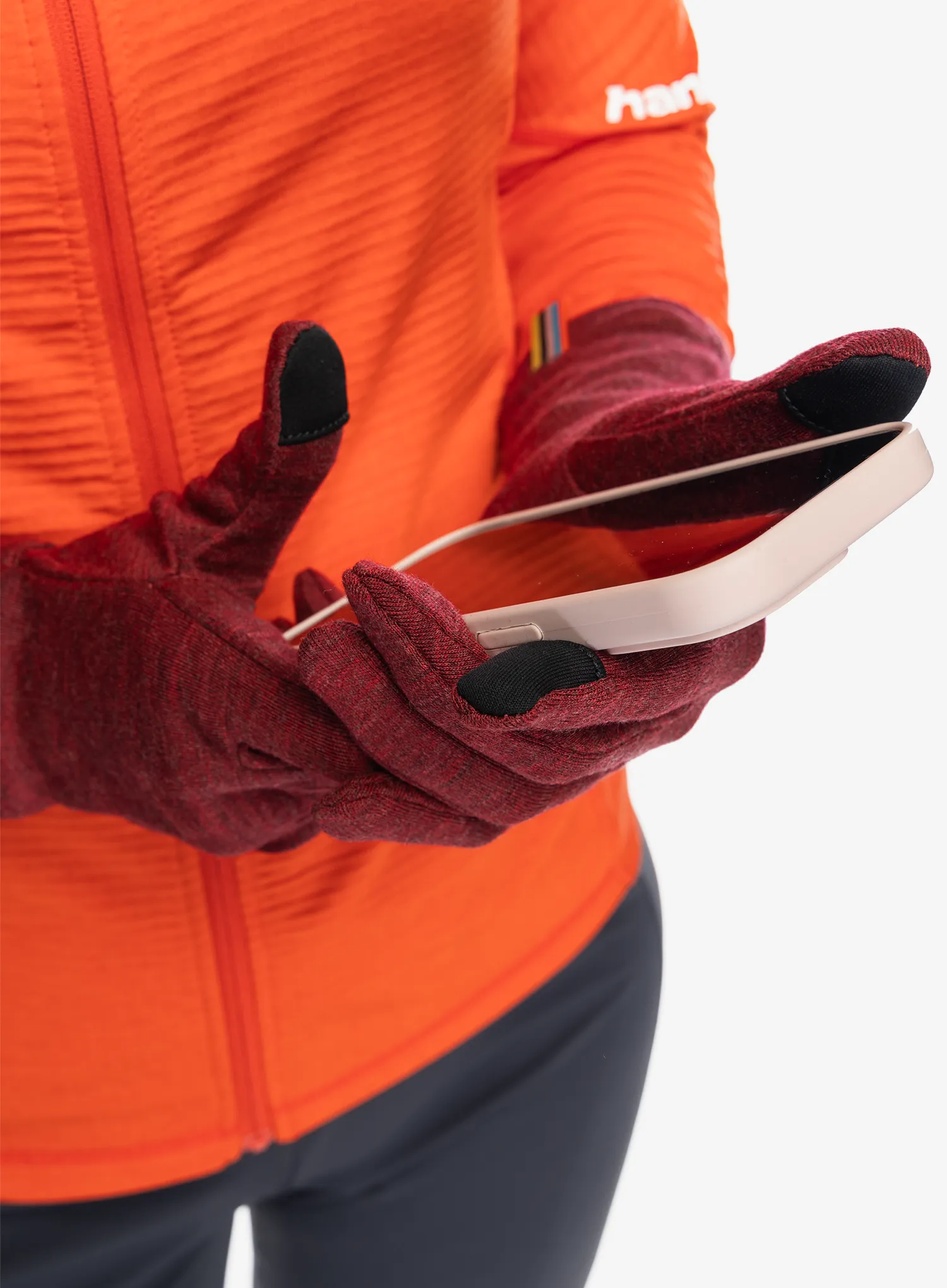 Vunene rukavice Smartwool Thermal Merino Glove - currant heather