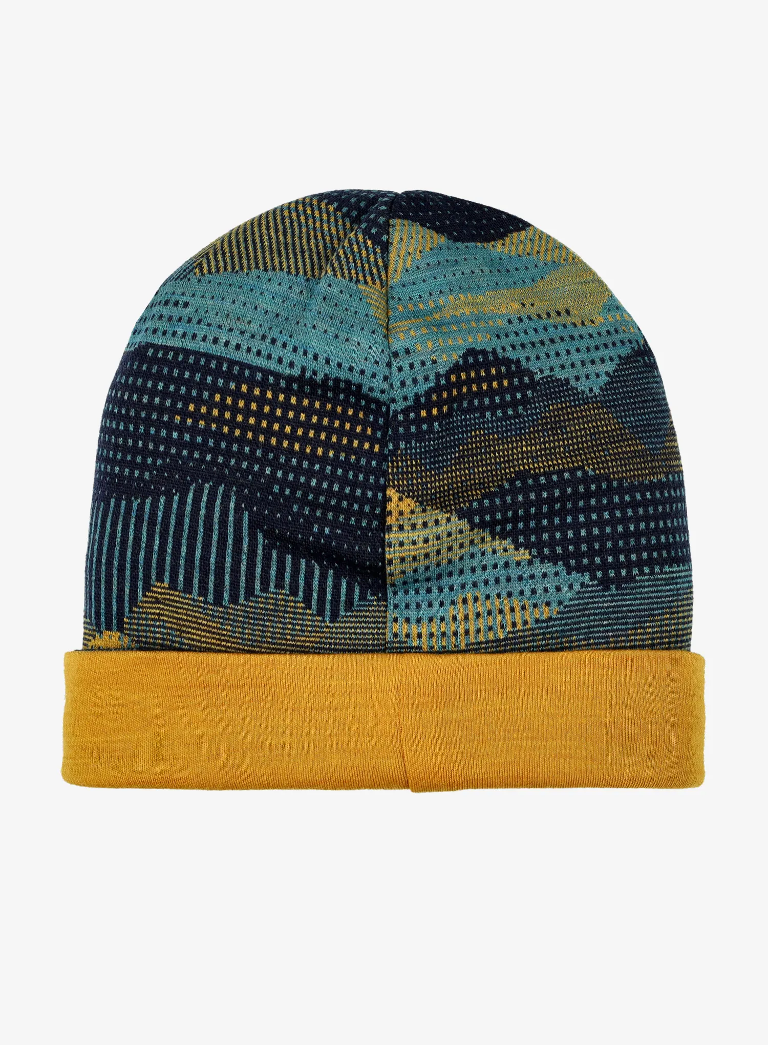Dječja kapa Smartwool Thermal Merino Reversible Cuffed Beanie - blueberry mtn scape