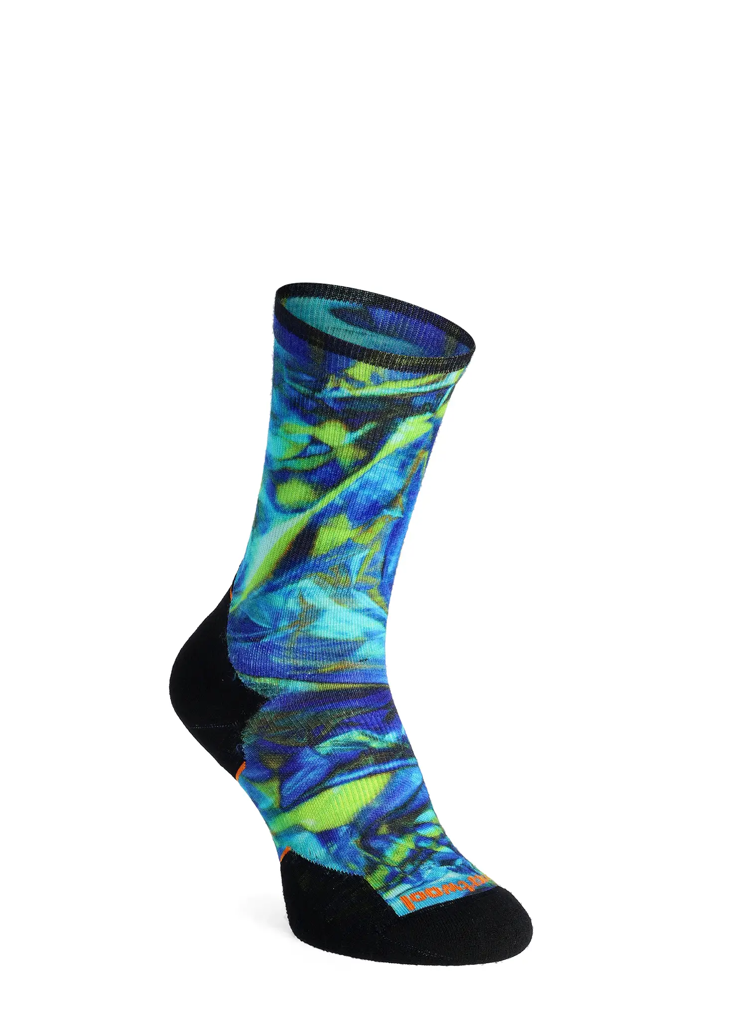 Čarape za trčanje Smartwool Trail Run Targeted Cushion Reflections Print Crew Socks - capri