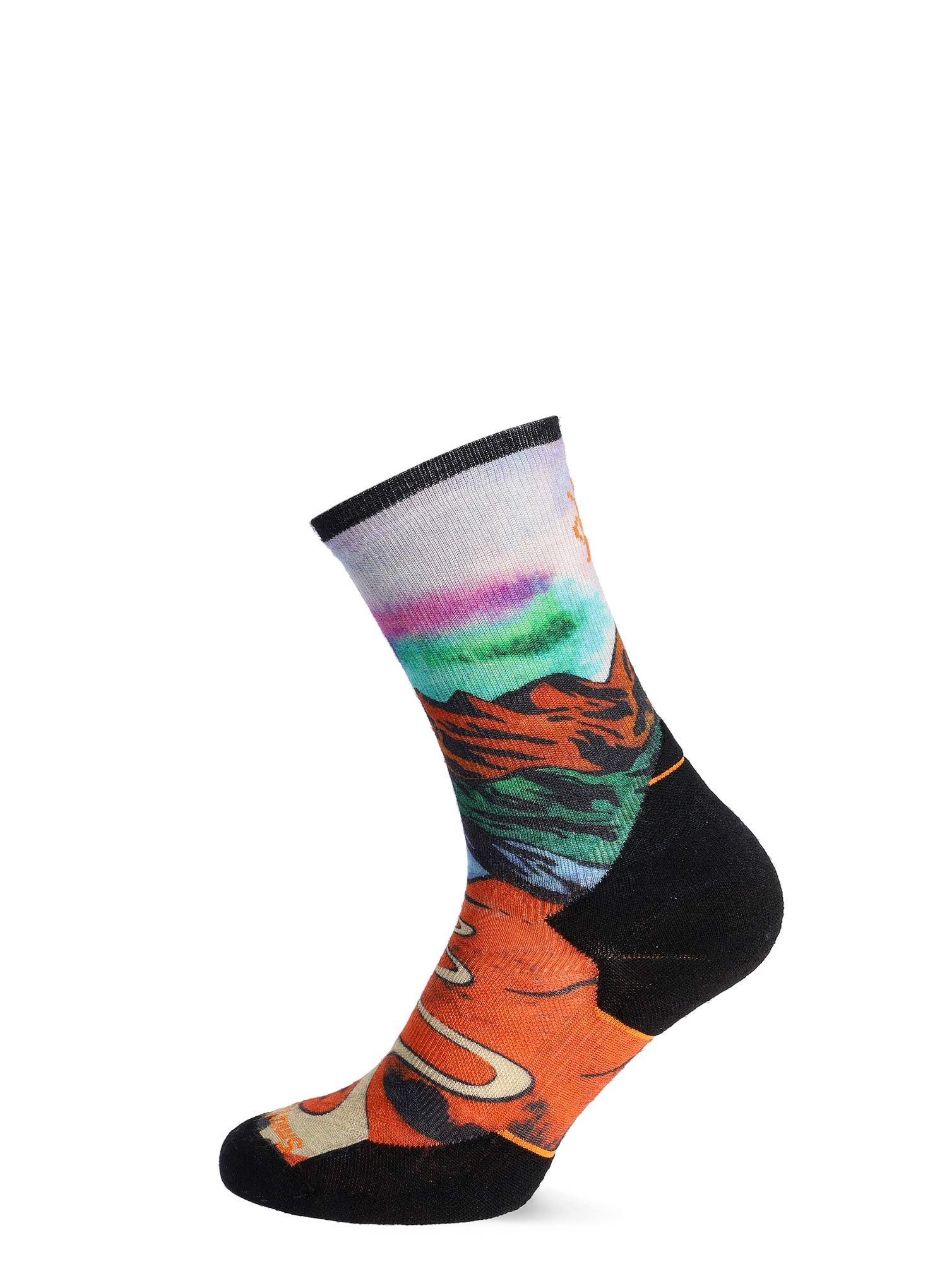 Merino čarape Smartwool Trail Run Targeted Cushion Singletrack Crew Socks - orange rust