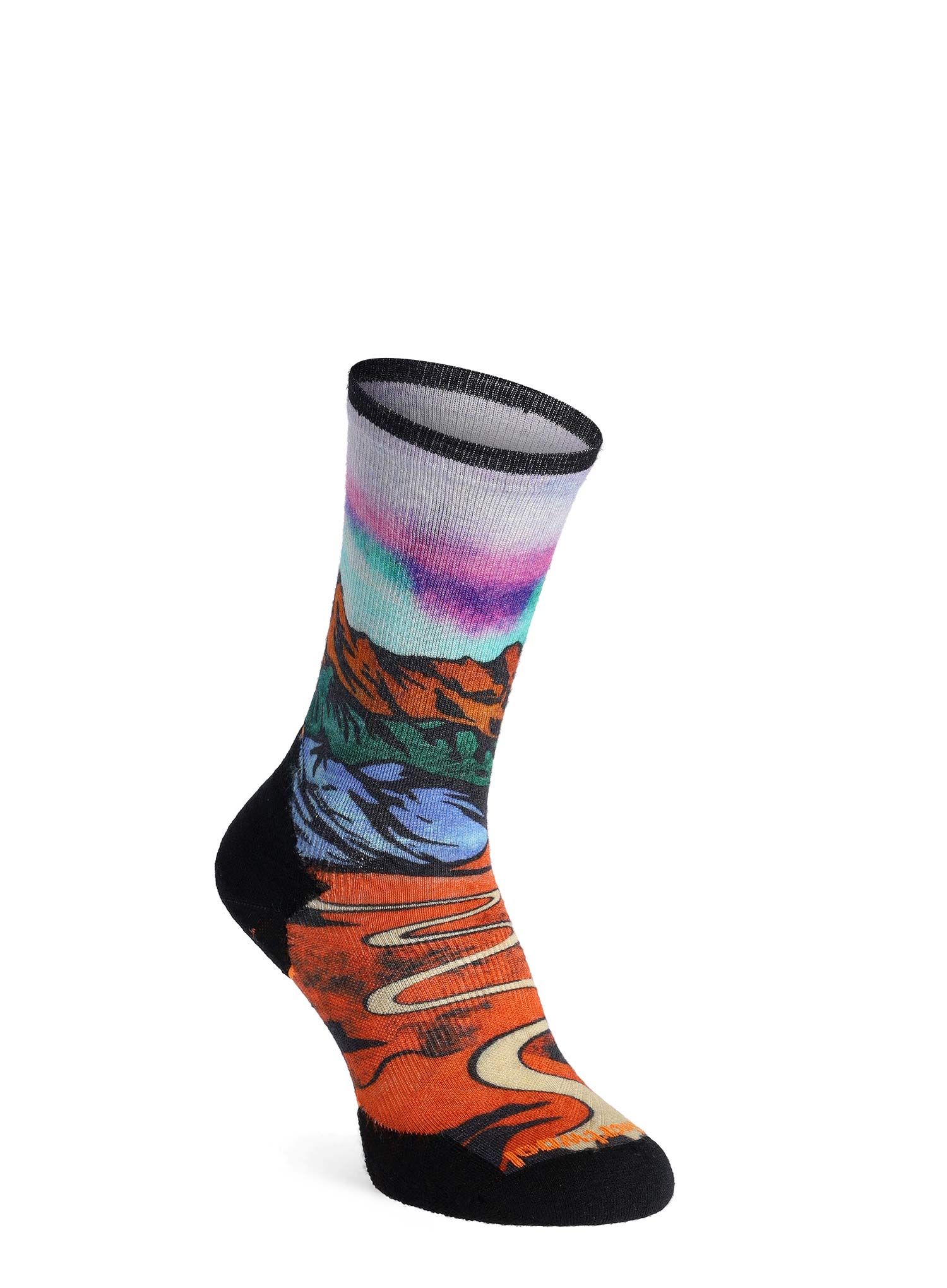 Merino čarape Smartwool Trail Run Targeted Cushion Singletrack Crew Socks - orange rust