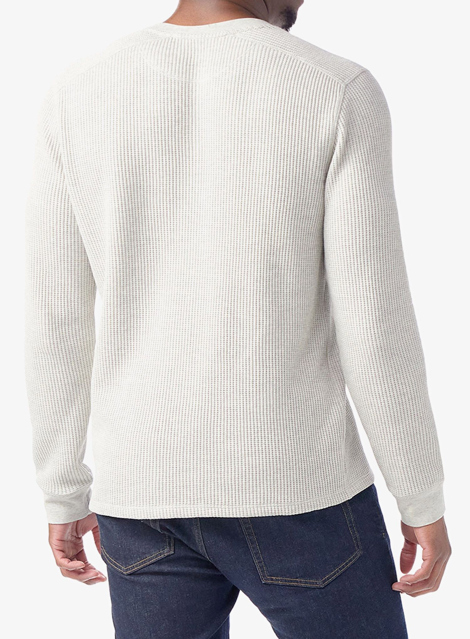 Dukserica Smartwool Waffle Long Sleeve Henley - ash heather