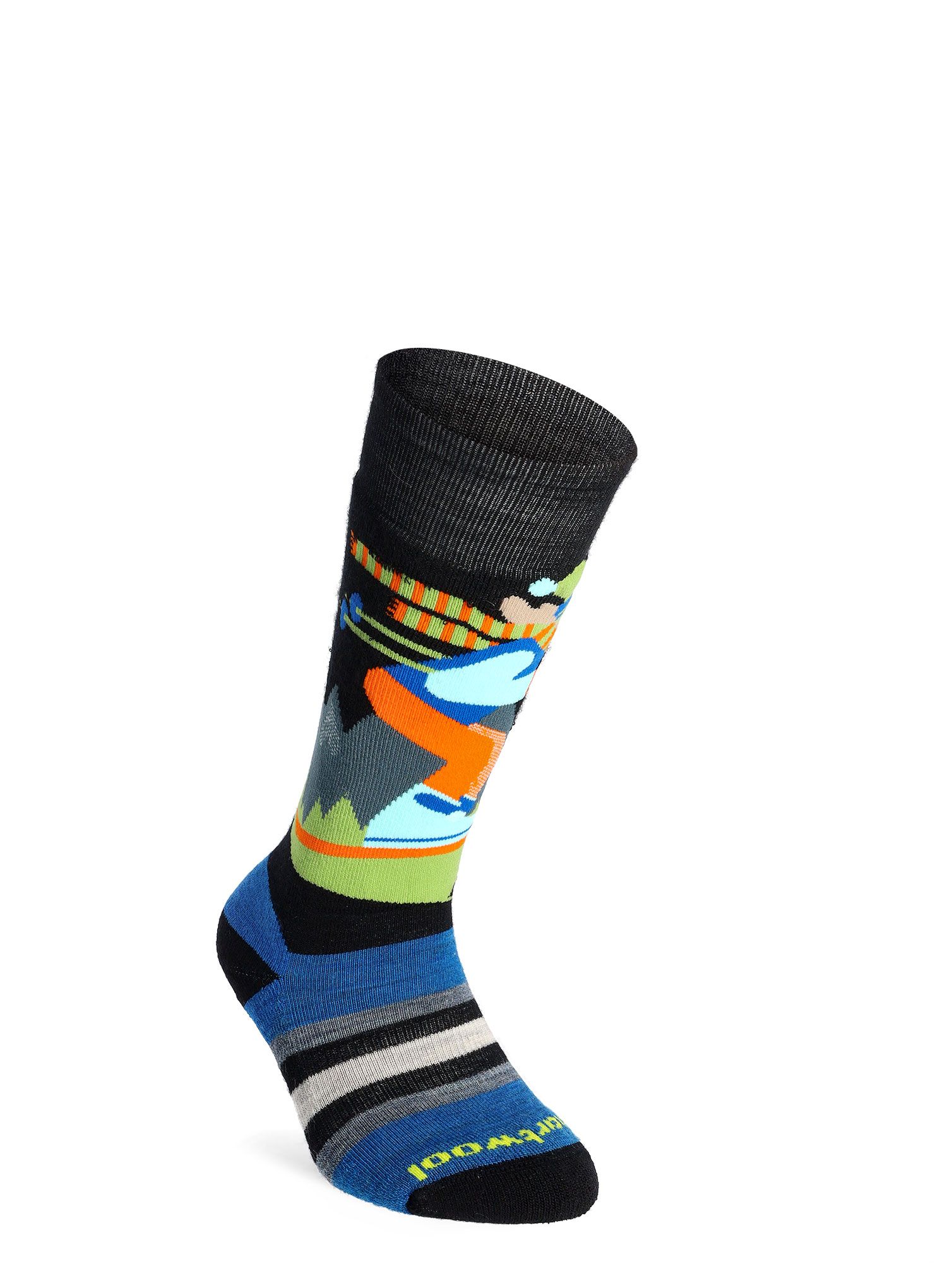 Dječje čarape Smartwool Wintersport Full Cushion Mountain Moose Pattern OTC  - black