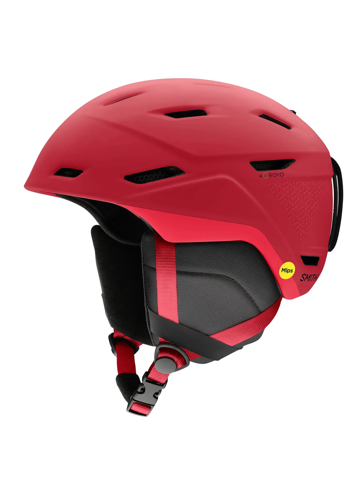 Skijaška kaciga Smith Mission Mips - matte crimson geo
