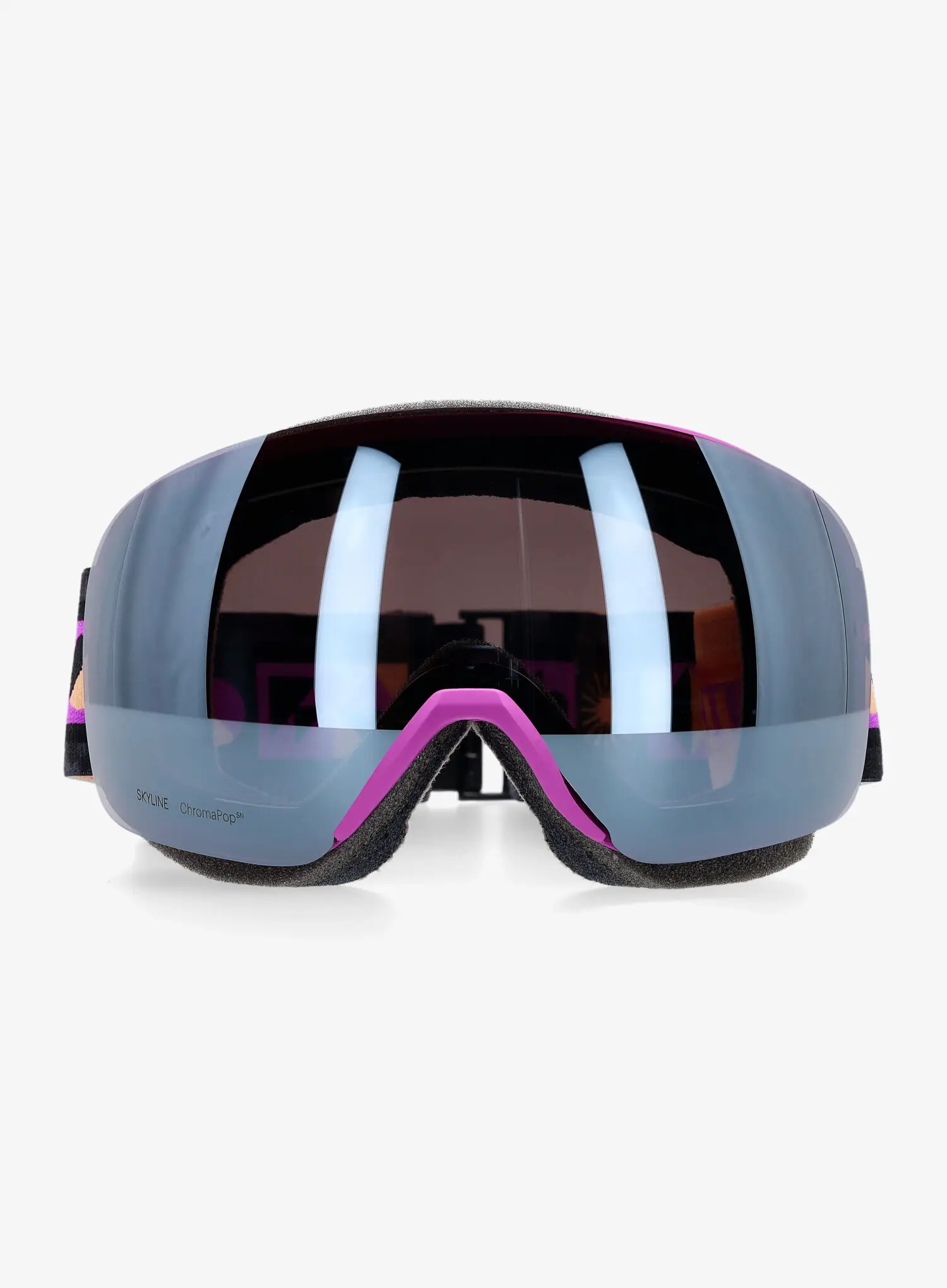 Skijaške naočale Smith Skyline - vivid violet/sun platinum