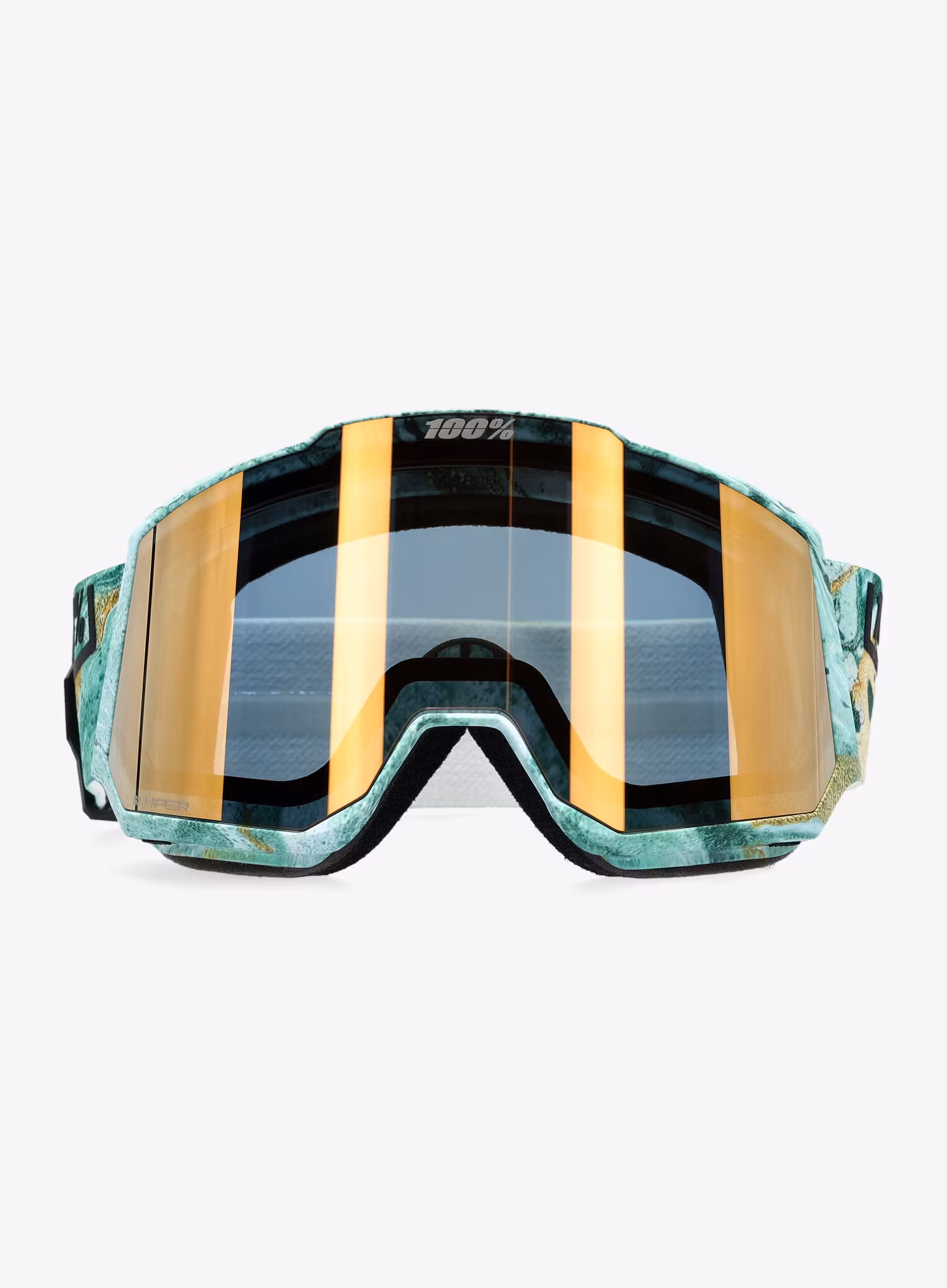 Skijaške naočale 100% Snowcraft XL Hiper - fossil express/mirror copper