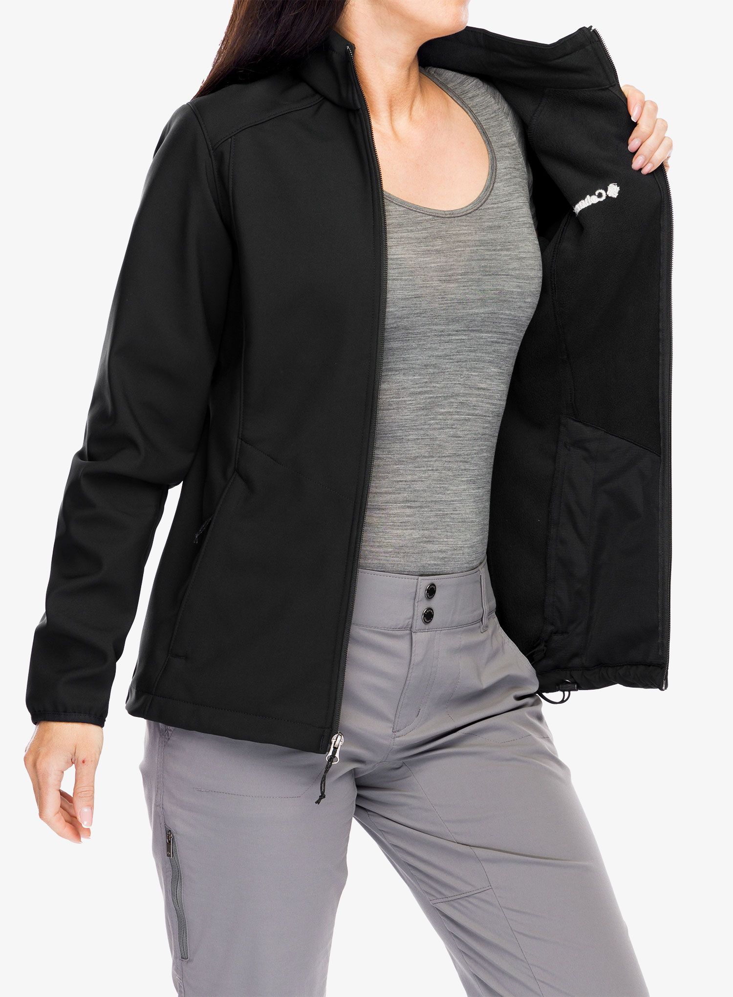 Ženski softshell Columbia Kruser Ridge II Softshell - black