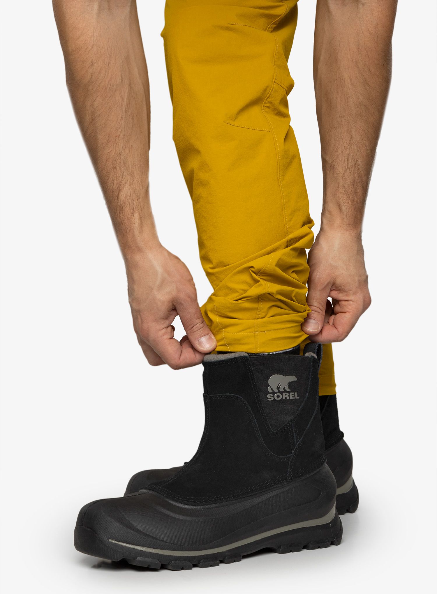 Muške zimske cipele Sorel Buxton Pull On - black/quarry
