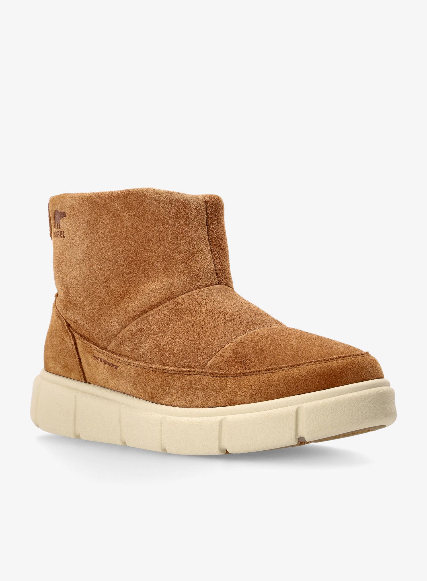 Dječje cipele Sorel Explorer III Slip-On WP - velvet tan/bleached ceramic