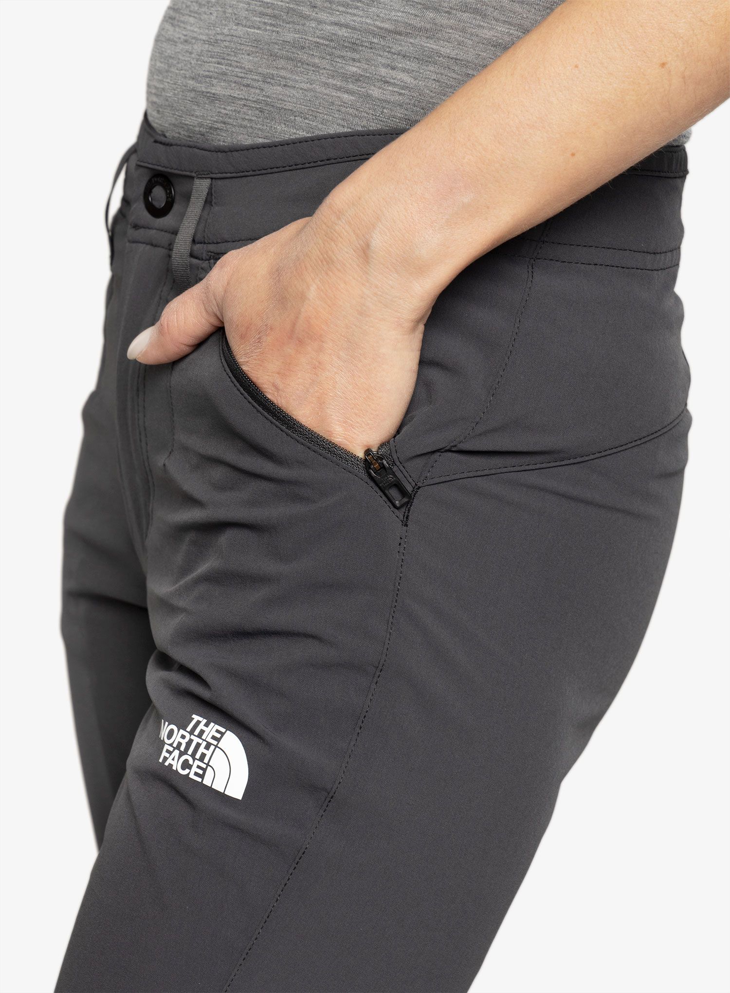 Ženske hlače The North Face Speedlight Slim Straight Pant - asphalt grey