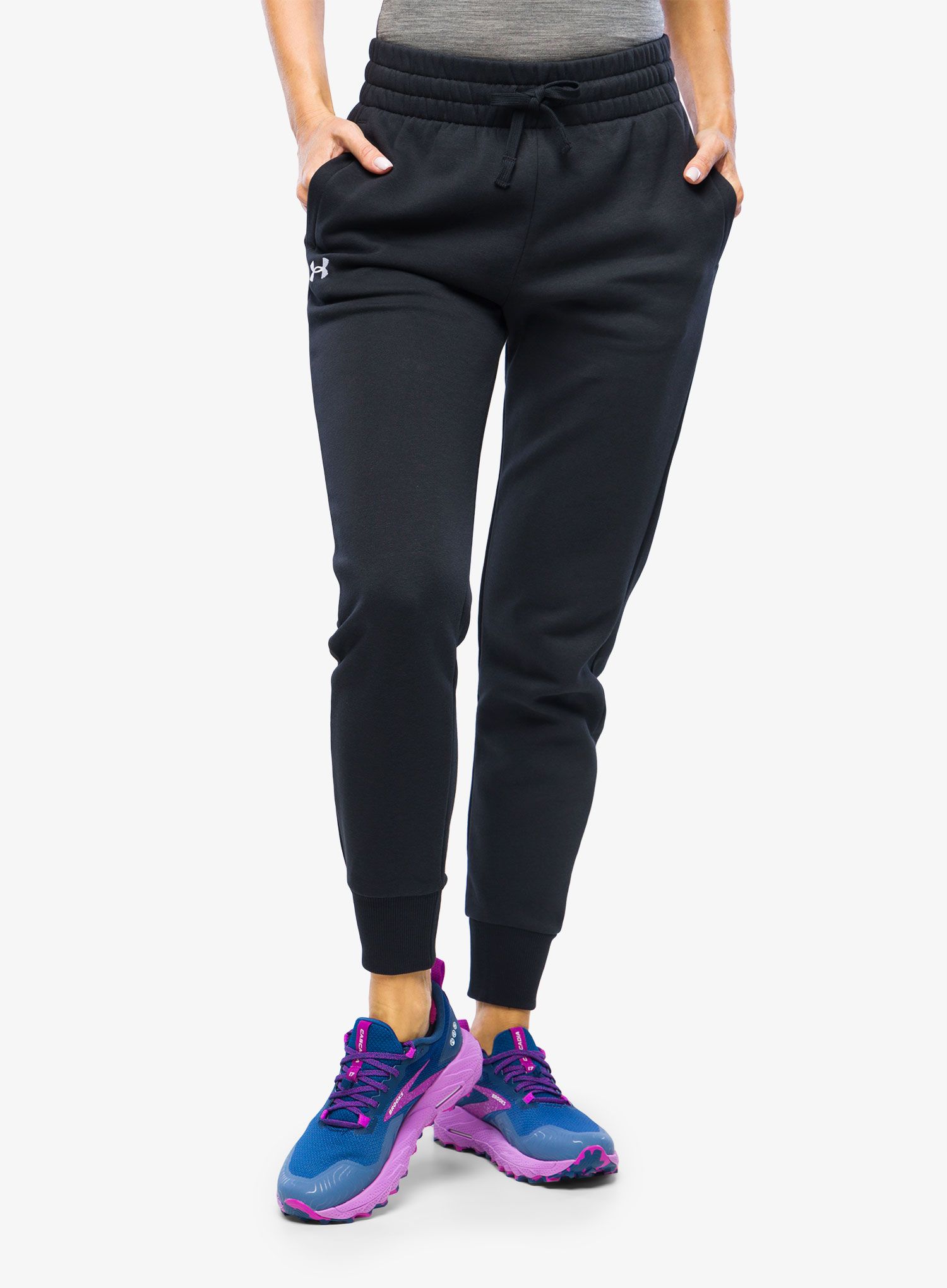 Under armour rival joggers black clearance
