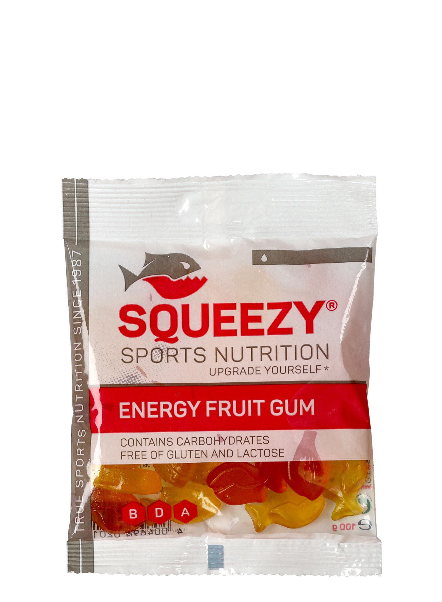 Energetske gumene bombone Squeezy Energy Fruit Gums 100 g