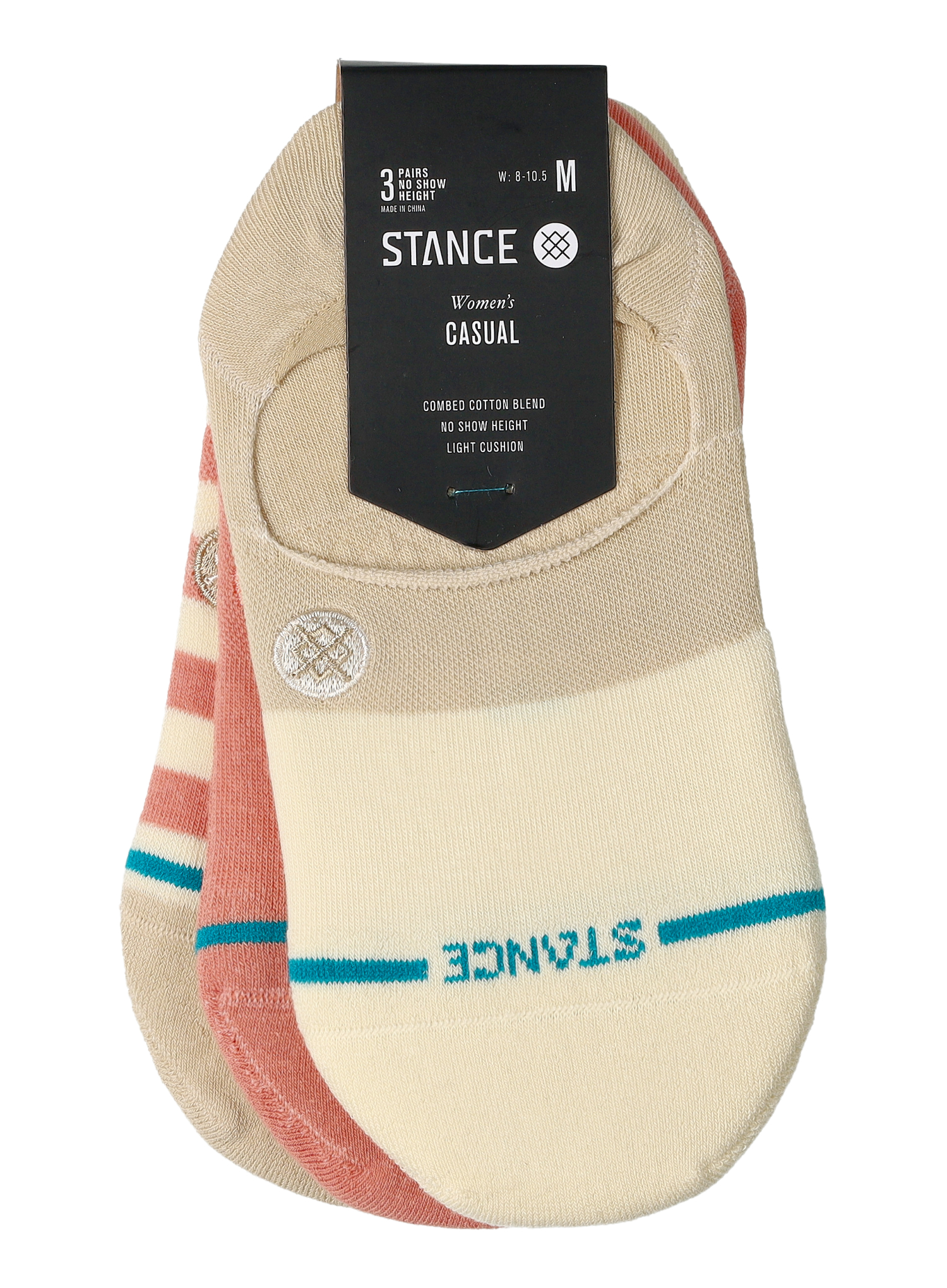 Ženske čarape Stance Absolute 3 Pack - rose smoke
