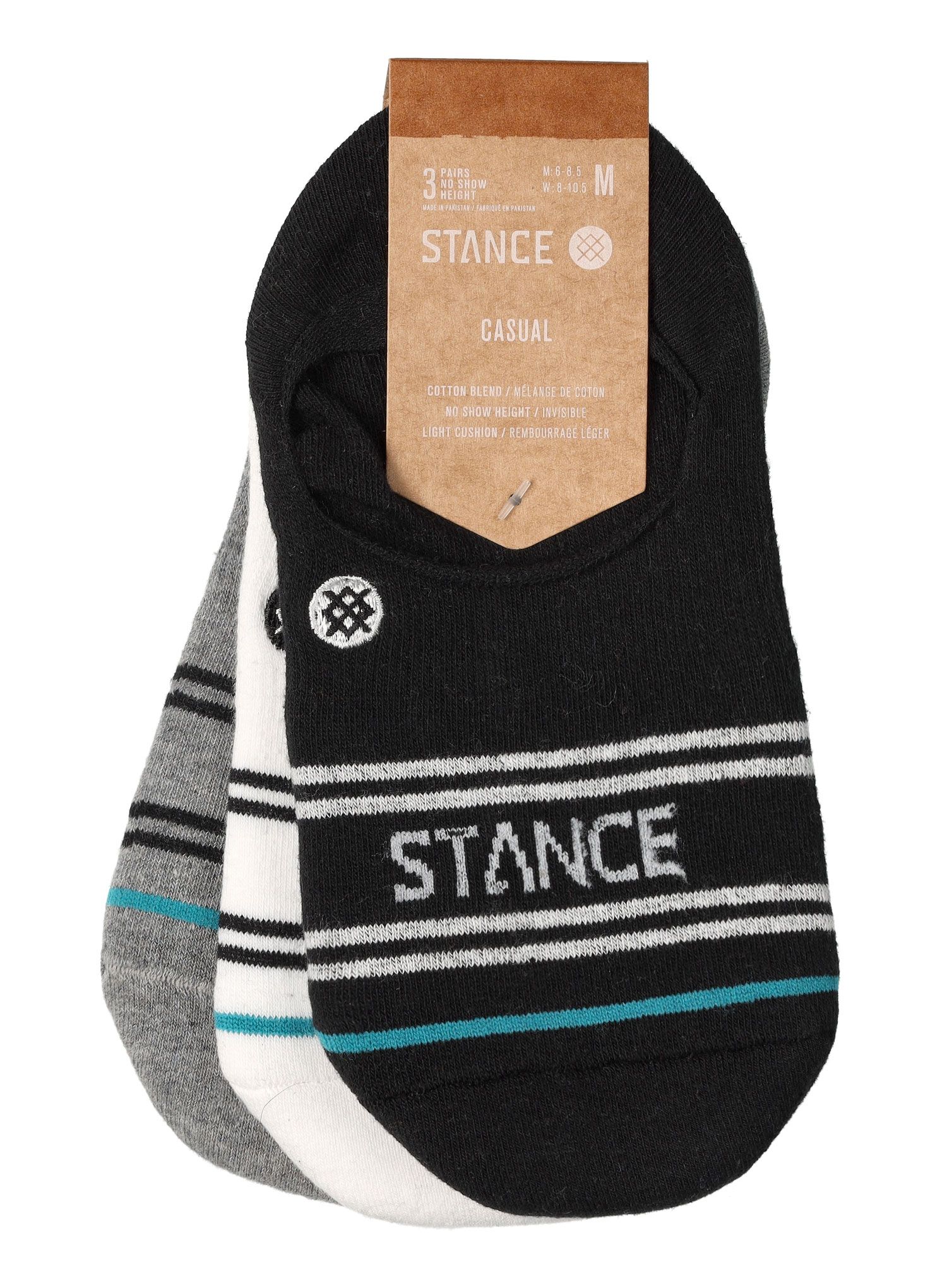 Planinarske čarape Stance Basic 3 Pack No Show - multi