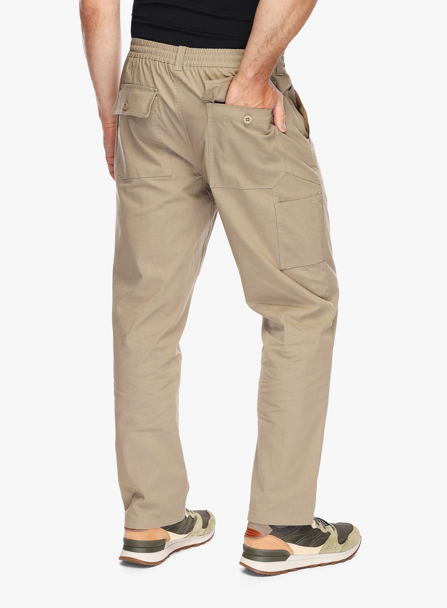 Hlače Stance Compound Pant - taupe