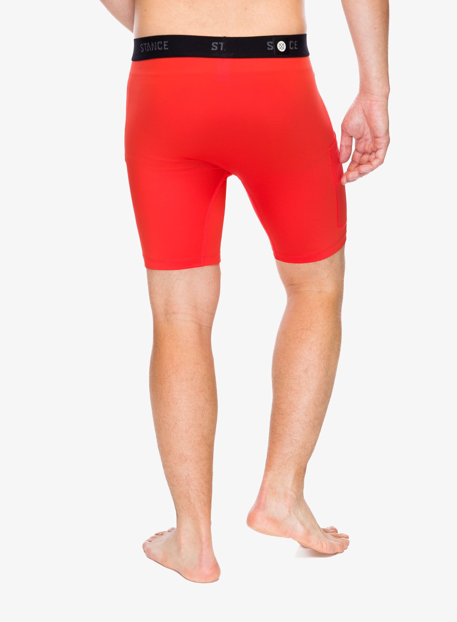 Termoaktivne bokserice Stance Compression Nylon Underwear - tomato