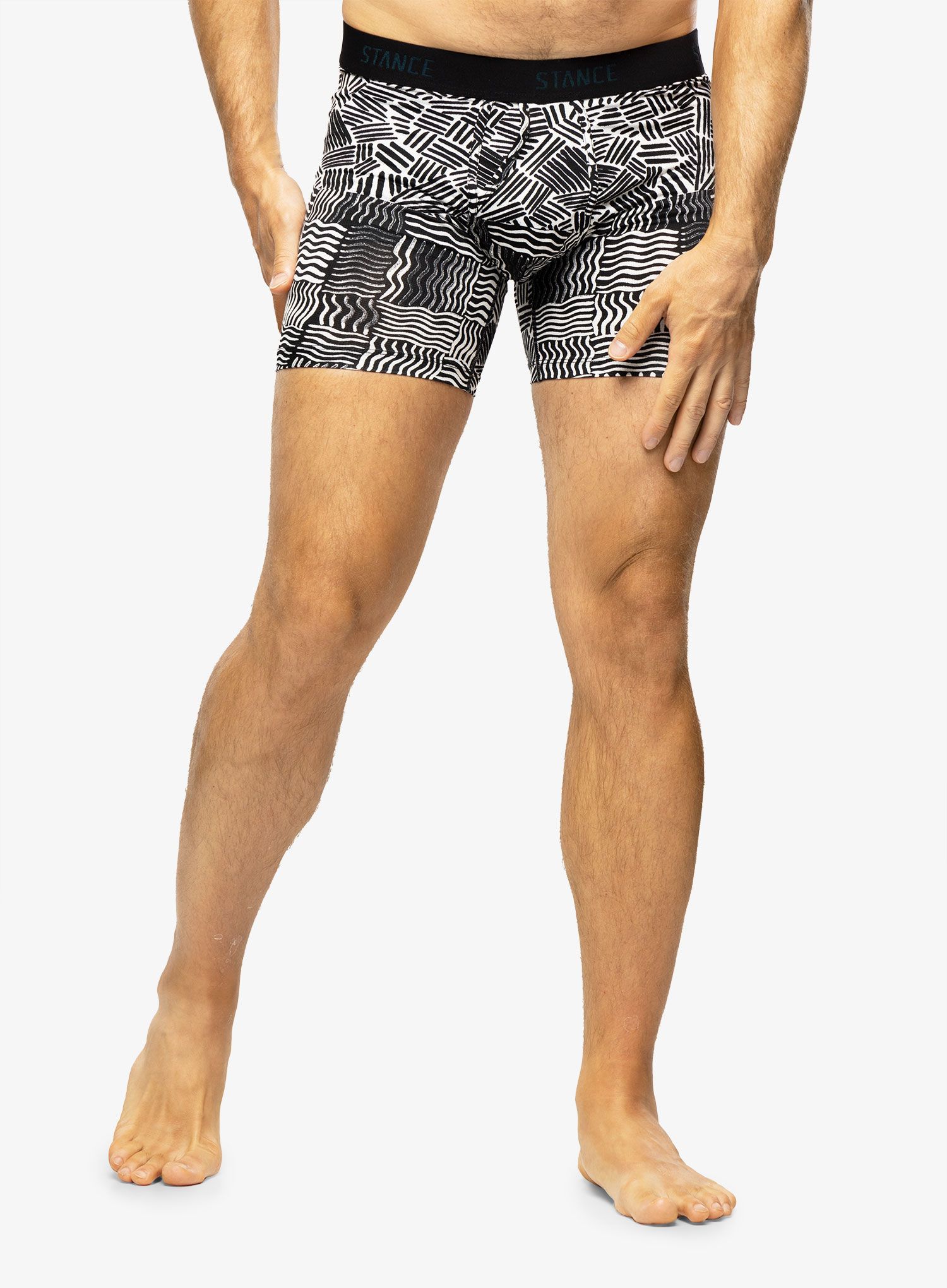 Termoaktivne bokserice Stance Crosshatch Wholester - black