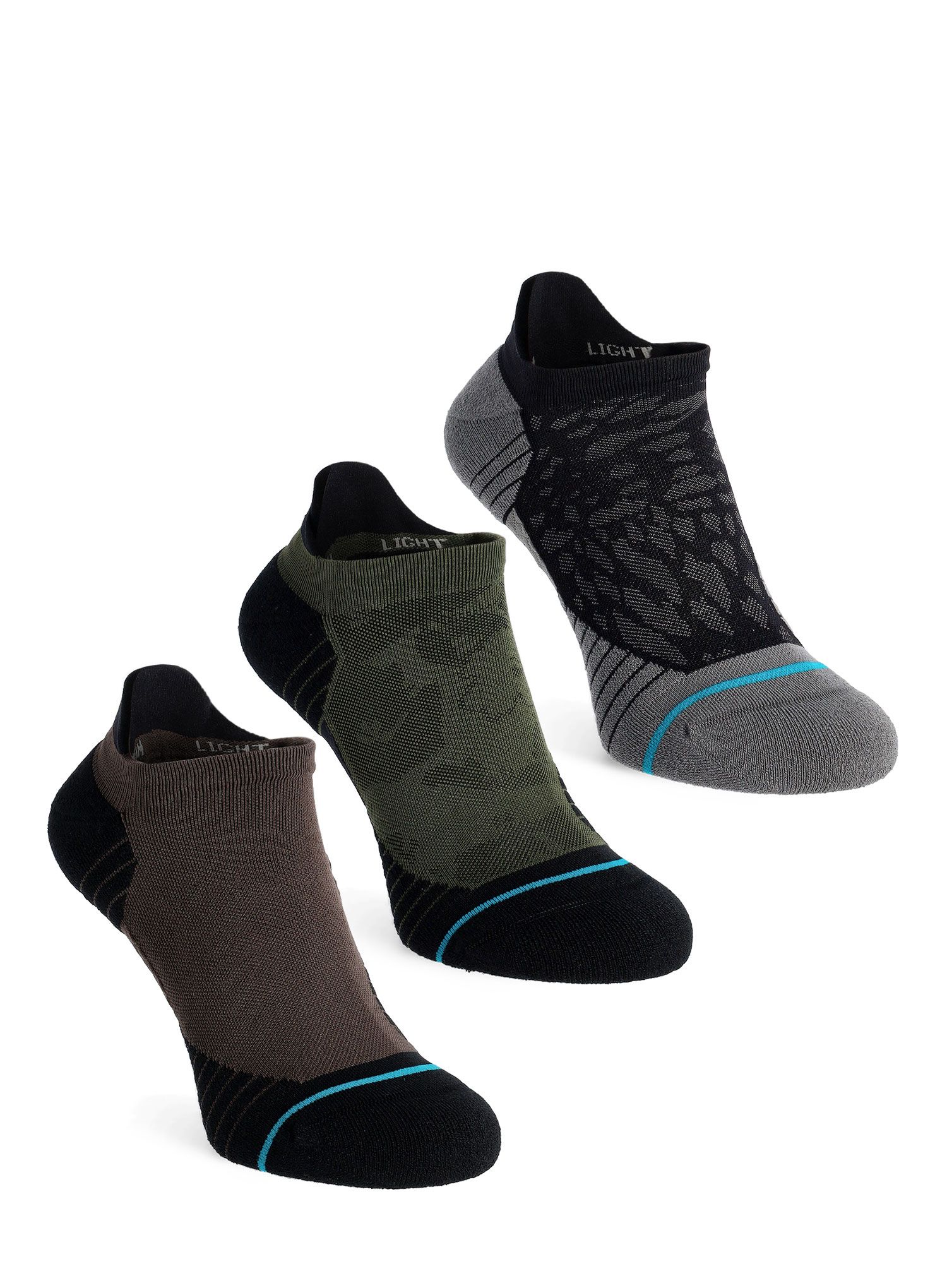 Čarape za trčanje Stance Deepwood Tab 3 Pack - multi